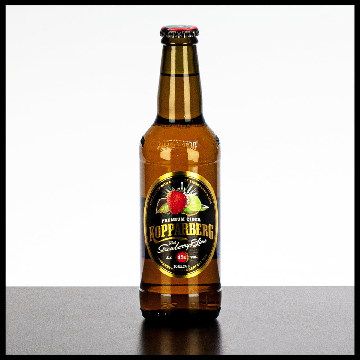 Kopparberg Strawberry & Lime Cider 0,33L - 4,5% Vol. - Trinklusiv