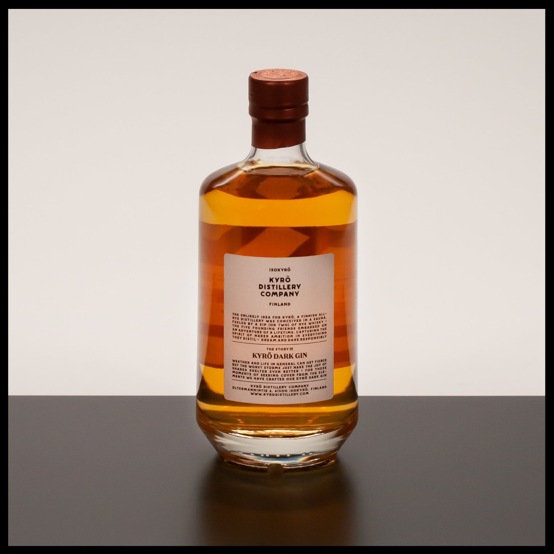 Kyrö Dark Gin 0,5L - 42,6% - Trinklusiv