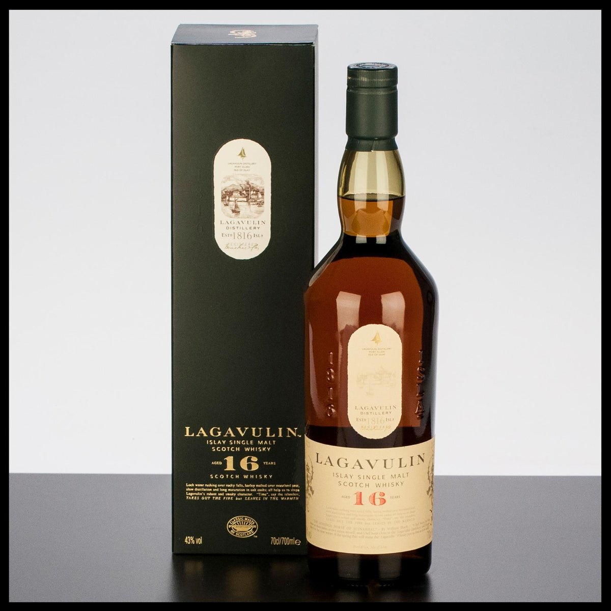 Lagavulin 16 YO Islay Single Malt Whisky 0,7L - 43% Vol. - Trinklusiv