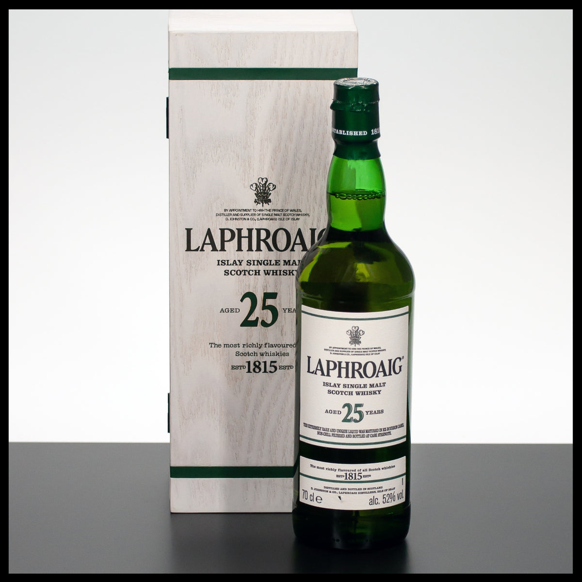 Laphroaig 25 YO Cask Strength 2018 0,7L - 52% - Trinklusiv