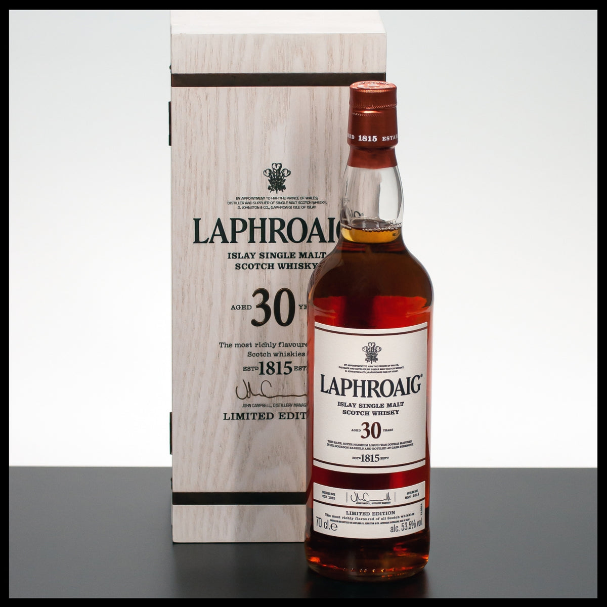 Laphroaig 30 YO 0,7L - 53,5% - Trinklusiv