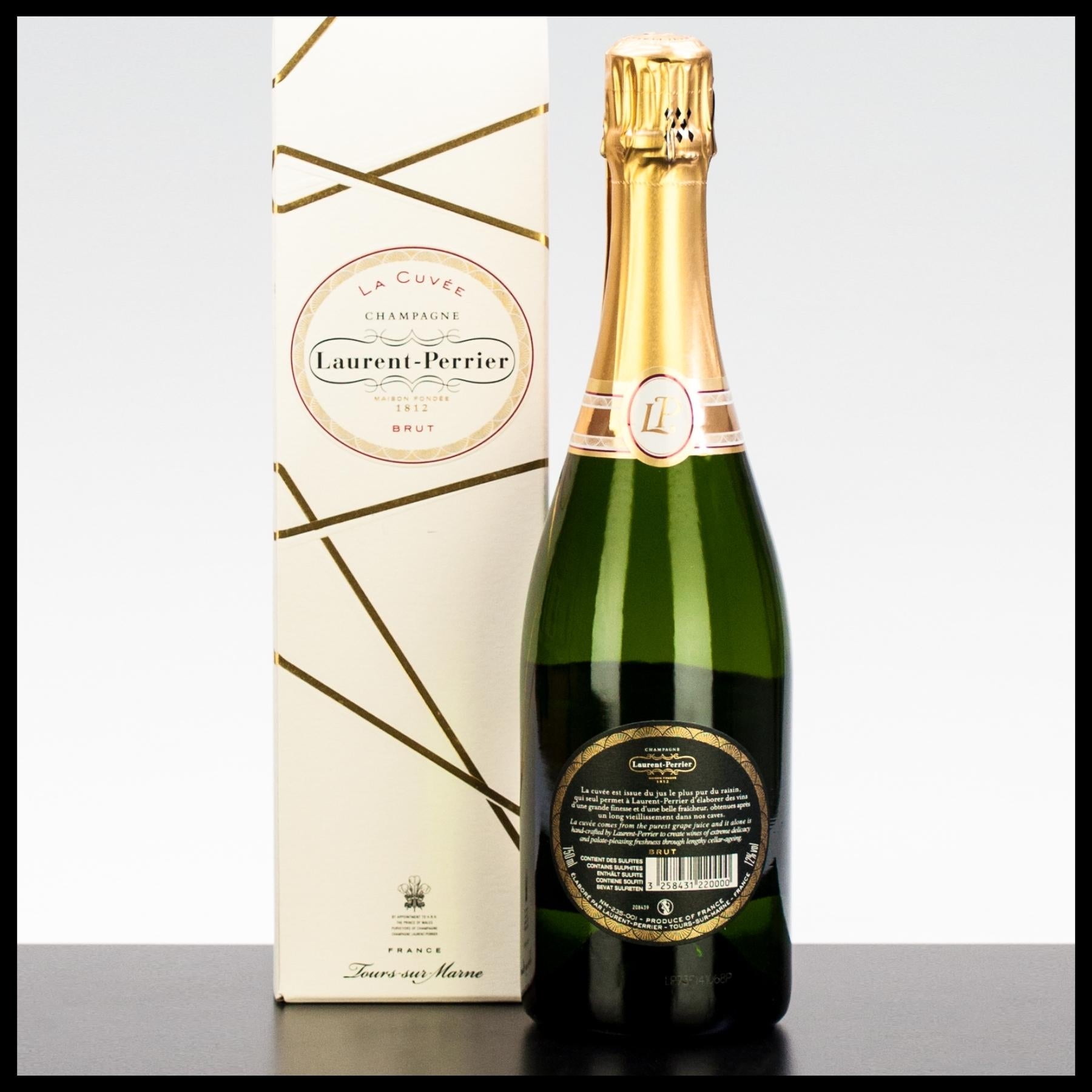 Laurent Perrier La Cuvée Brut mit Geschenkkarton 0,75L - 12% Vol. - Trinklusiv