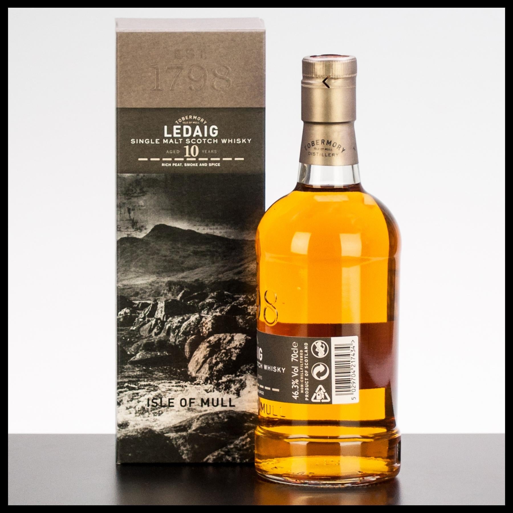 Ledaig 10 YO Single Malt Whisky 0,7L - 46,3% Vol. - Trinklusiv