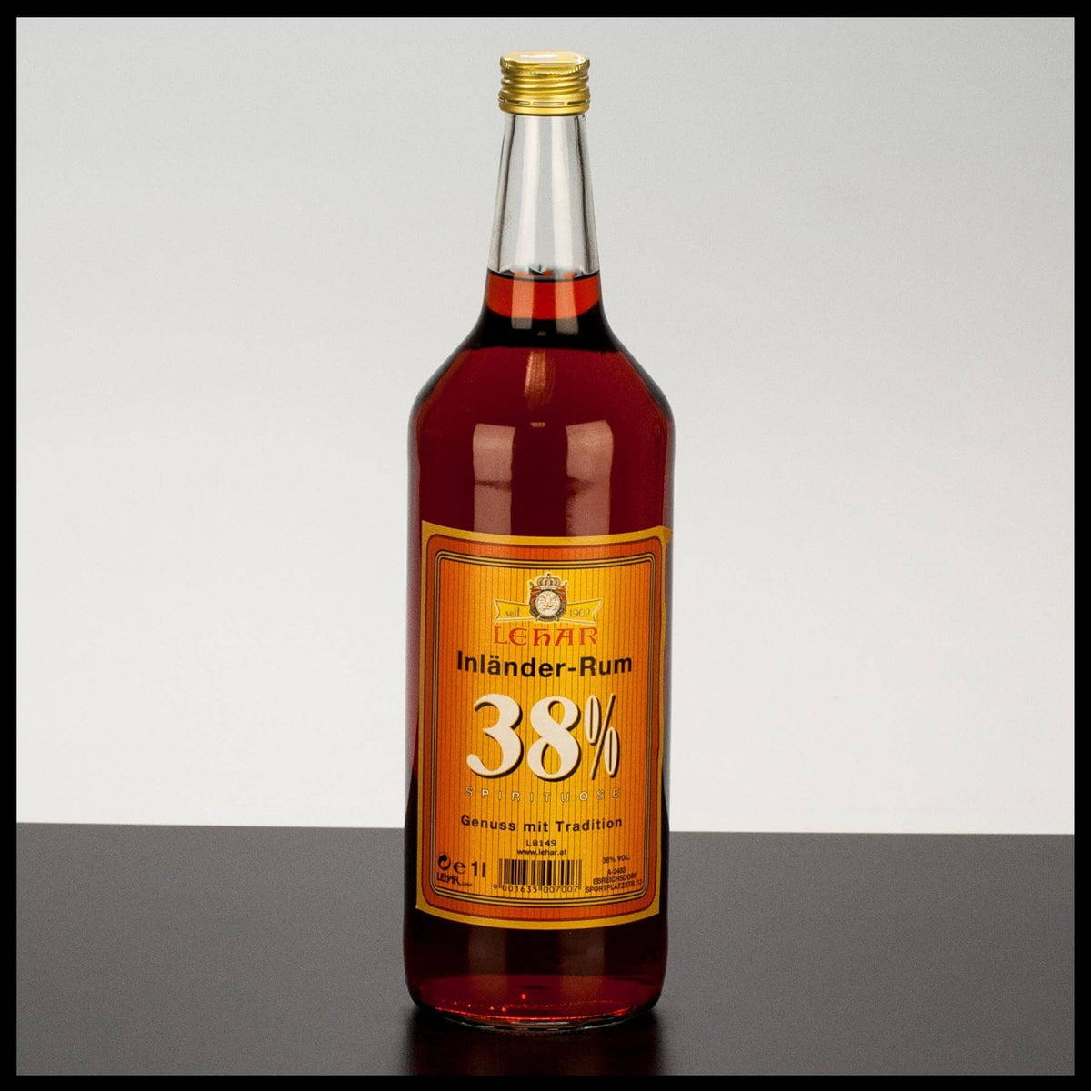 Lehar Inländer Rum 1L - 38% Vol. - Trinklusiv