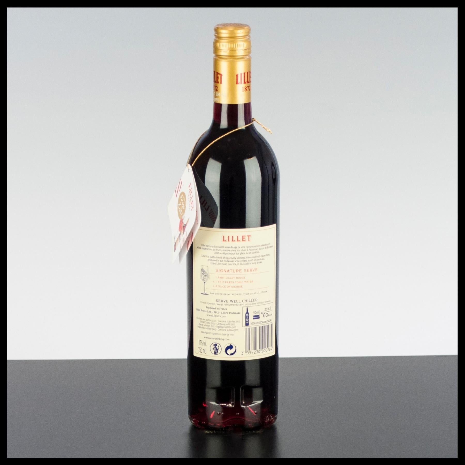 Lillet Rouge 0,75L - 17% Vol. - Trinklusiv
