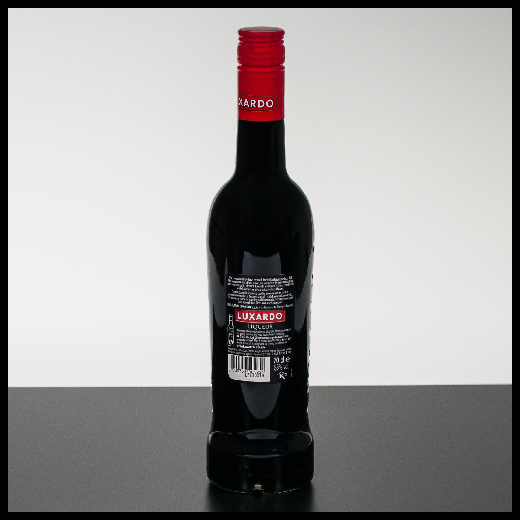 Luxardo Sambuca Passione Nera 0,7L - 38% Vol. - Trinklusiv