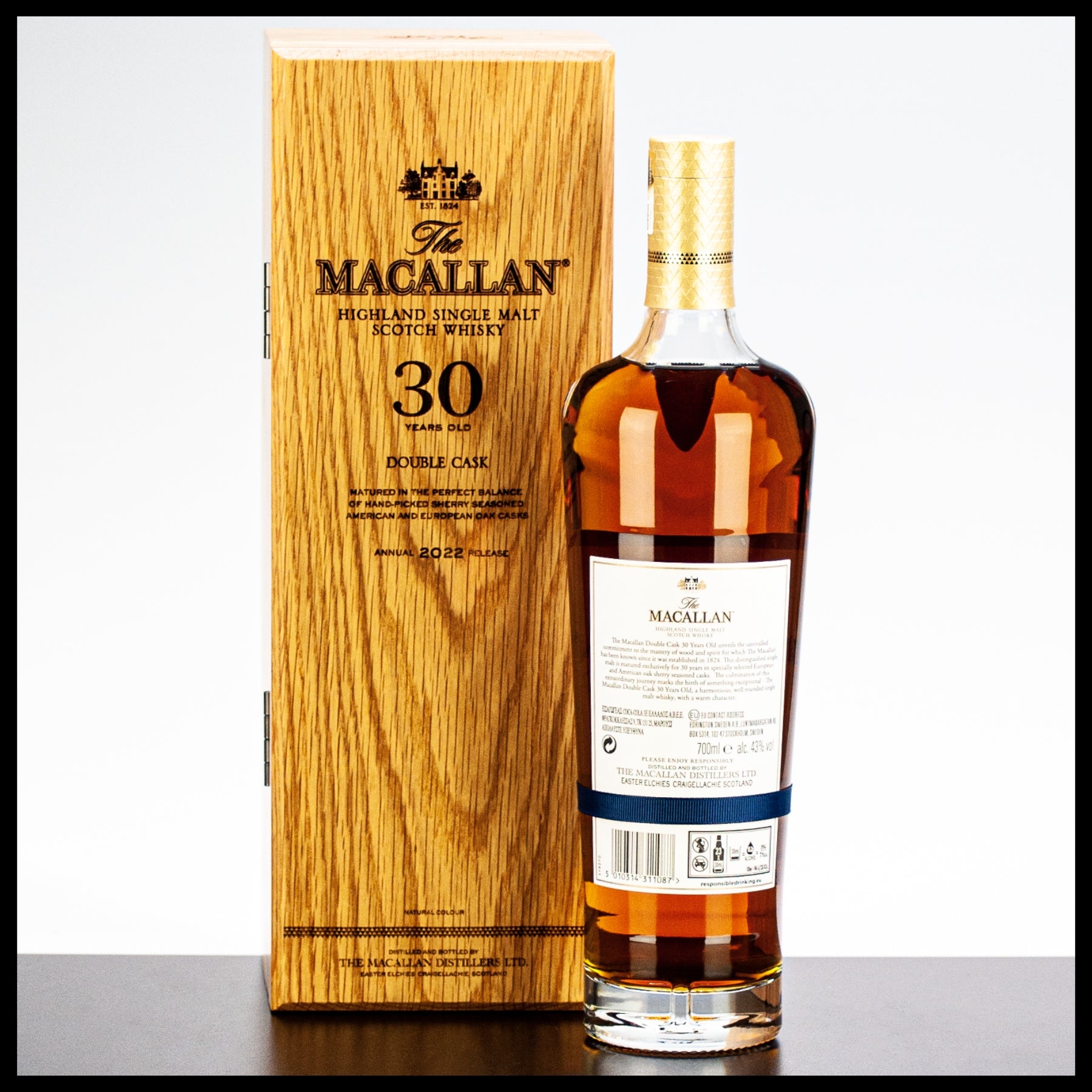Macallan 30 YO Double Cask 2022 Release 0,7L - 43% Vol. - Trinklusiv