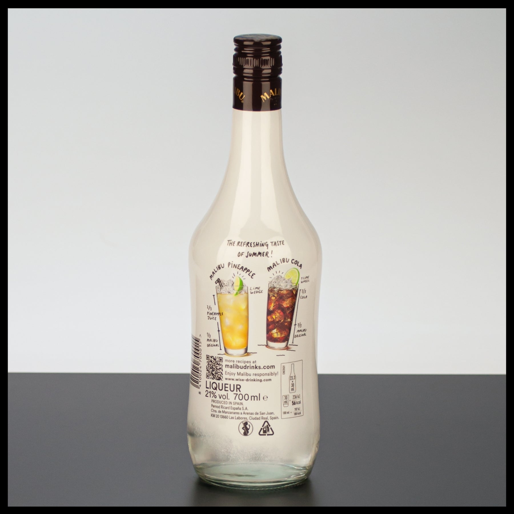 Malibu Coconut 0,7L - 21% Vol. - Trinklusiv
