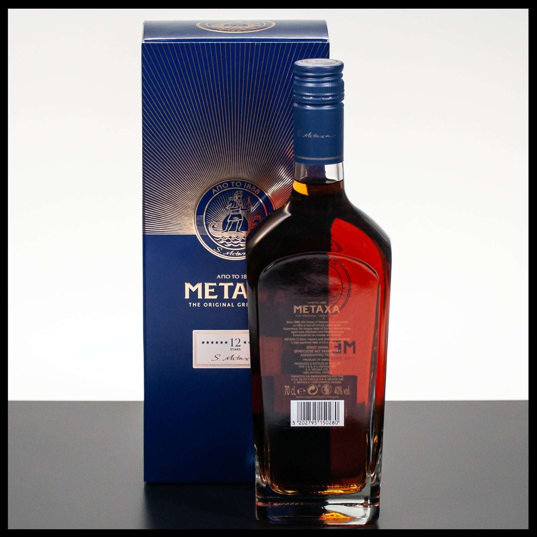 Metaxa 12 Stars 0,7L - 40% Vol. - Trinklusiv