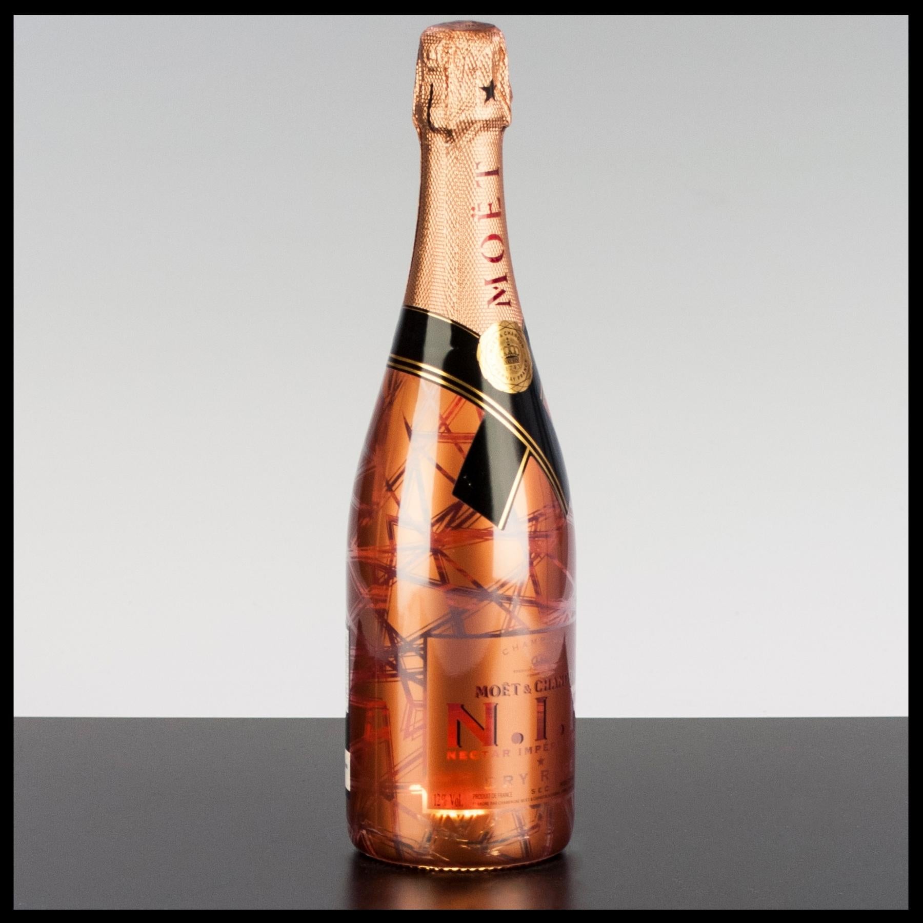 Moët & Chandon Nectar Imperial Rosé mit LED 0,75L - 12% Vol. - Trinklusiv