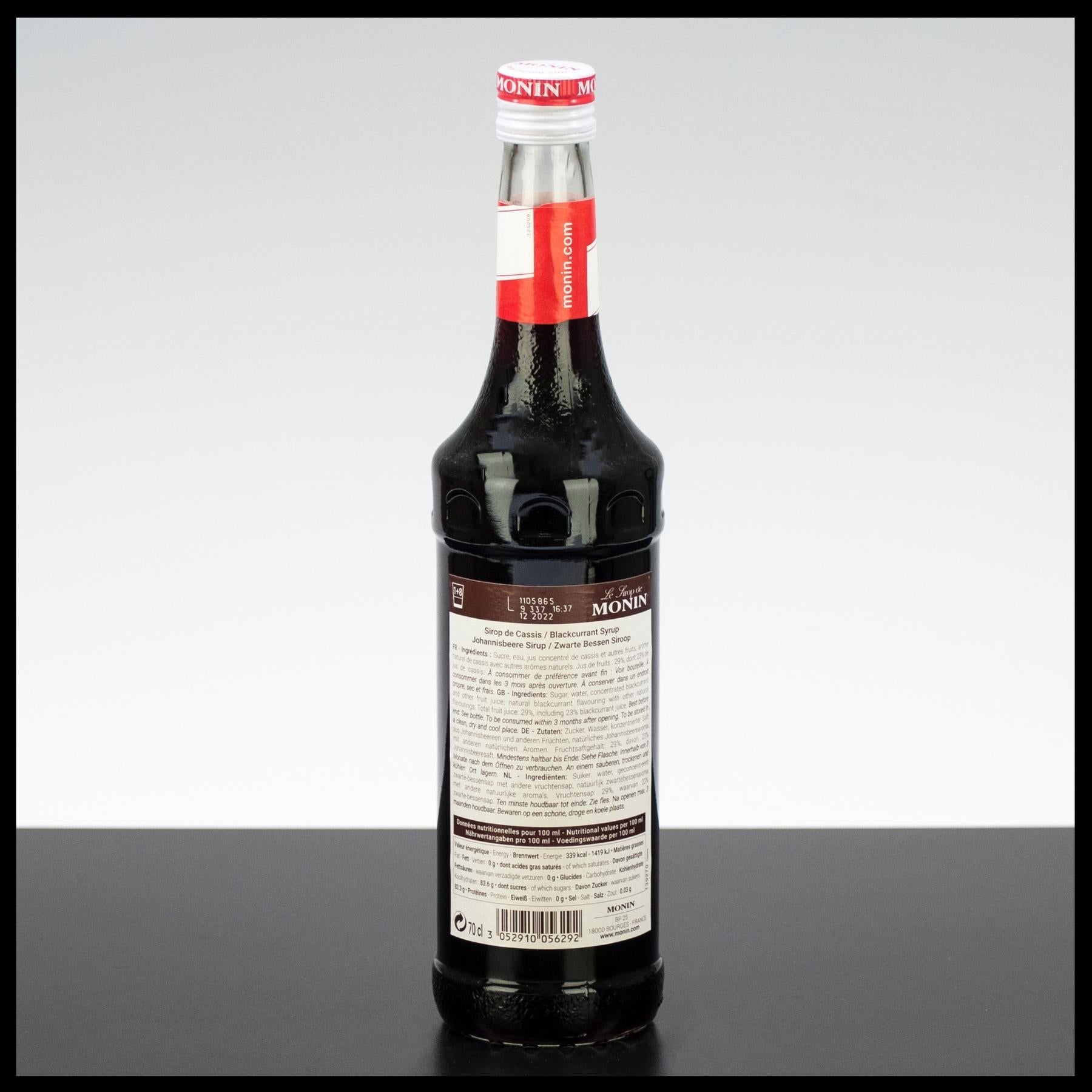 Monin Sirup Schwarze Johannisbeere 0,7L - Trinklusiv