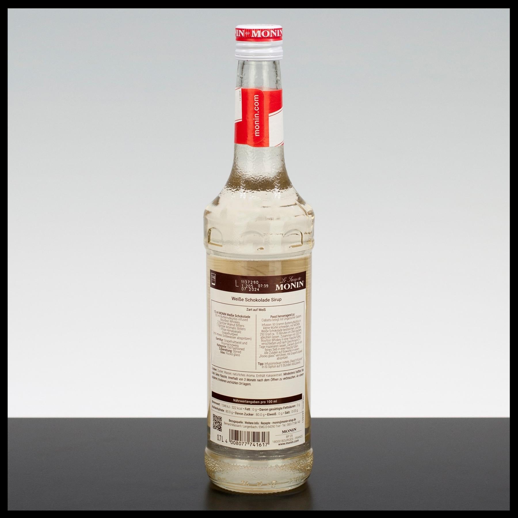 Monin Sirup Weiße Schokolade 0,7L - Trinklusiv