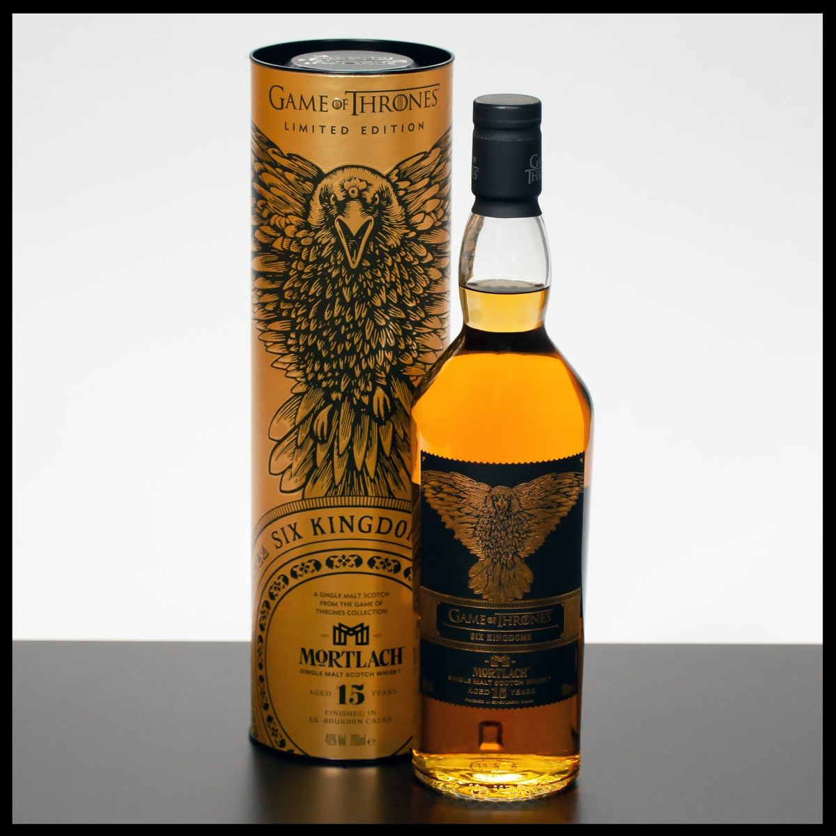 Mortlach 15 YO Game of Thrones Six Kingdoms 0,7L - 46% - Trinklusiv