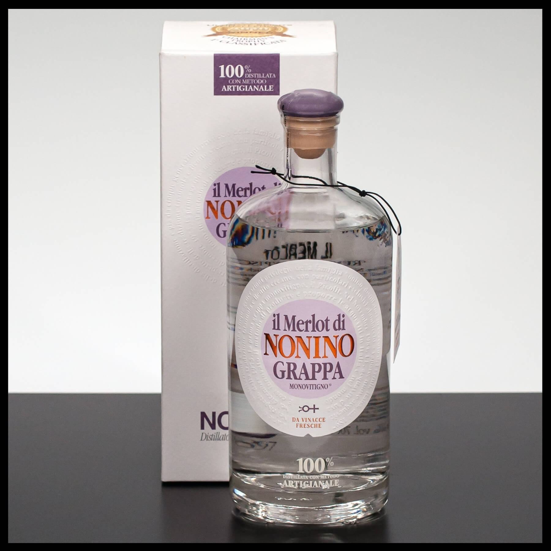 Nonino Grappa Merlot 0,7L - 41% Vol. - Trinklusiv