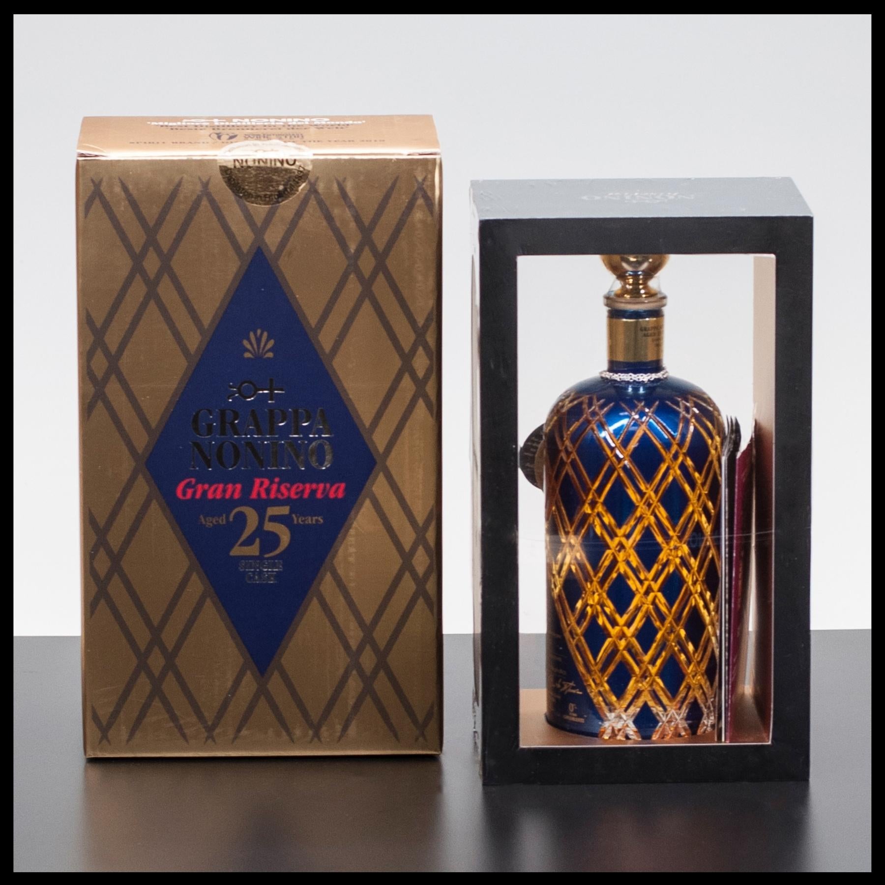 Nonino Grappa Riserva 25 YO Barrique 0,7L - 43% Vol. - Trinklusiv