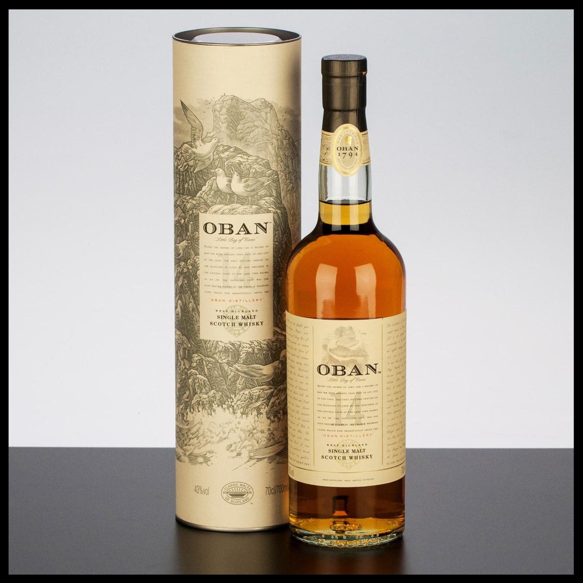 Oban 14 YO Single Malt Whisky 0,7L - 43% Vol. - Trinklusiv