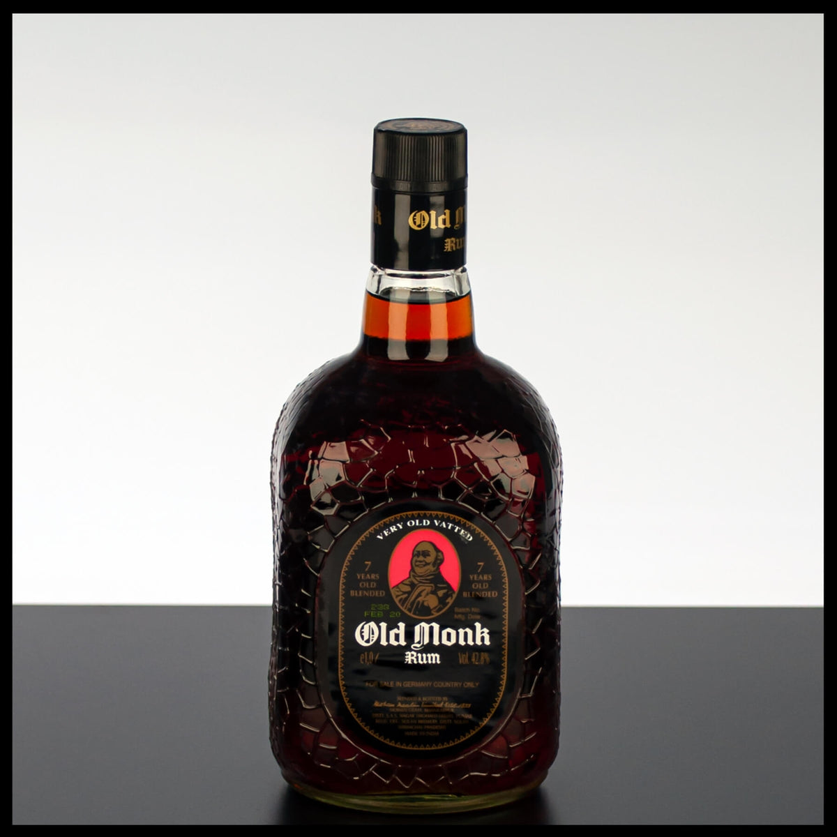 Old Monk 7 YO Rum 1L - 42,8% Vol. - Trinklusiv