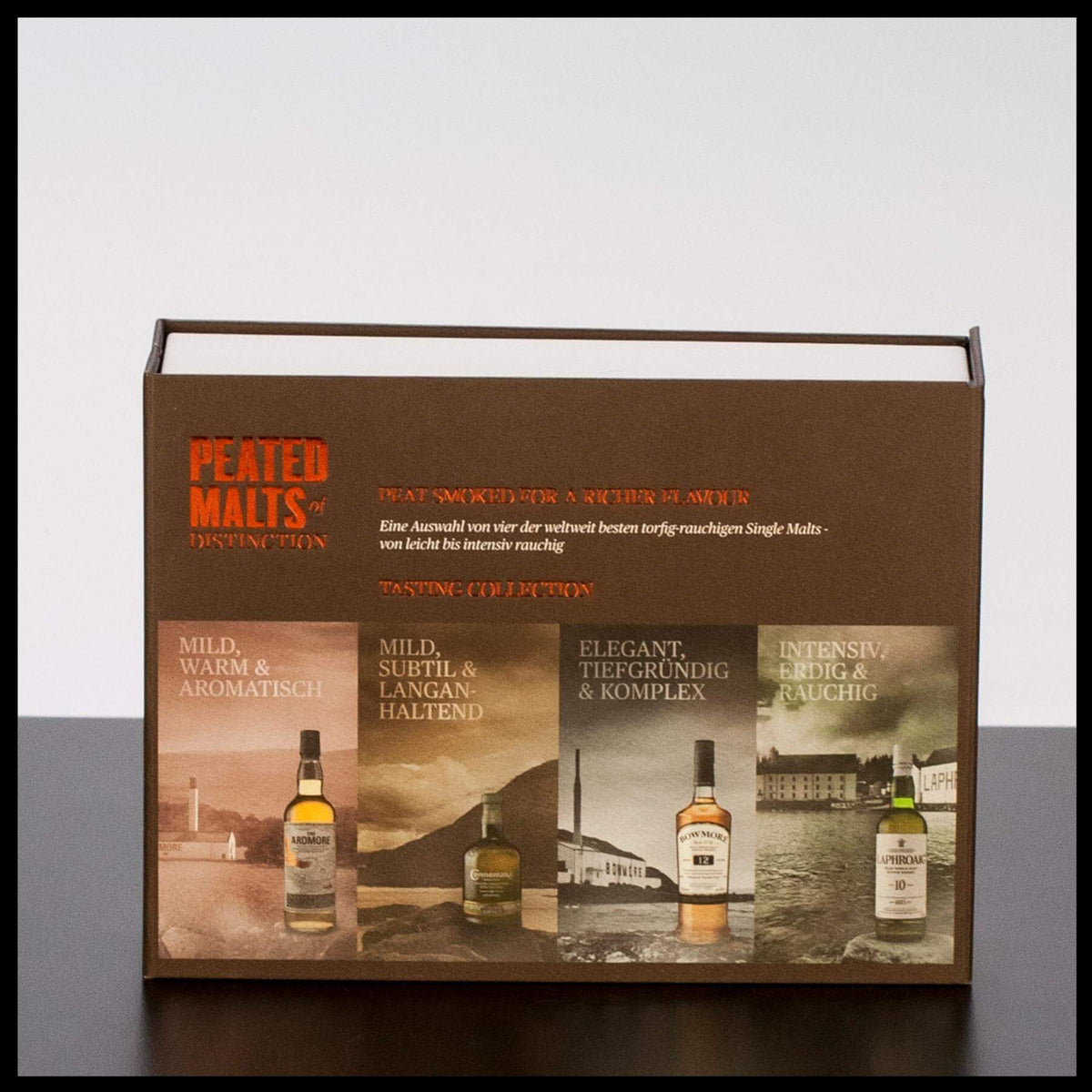 Peated Malts of Distinction Miniaturen 4x 0,05L - Trinklusiv