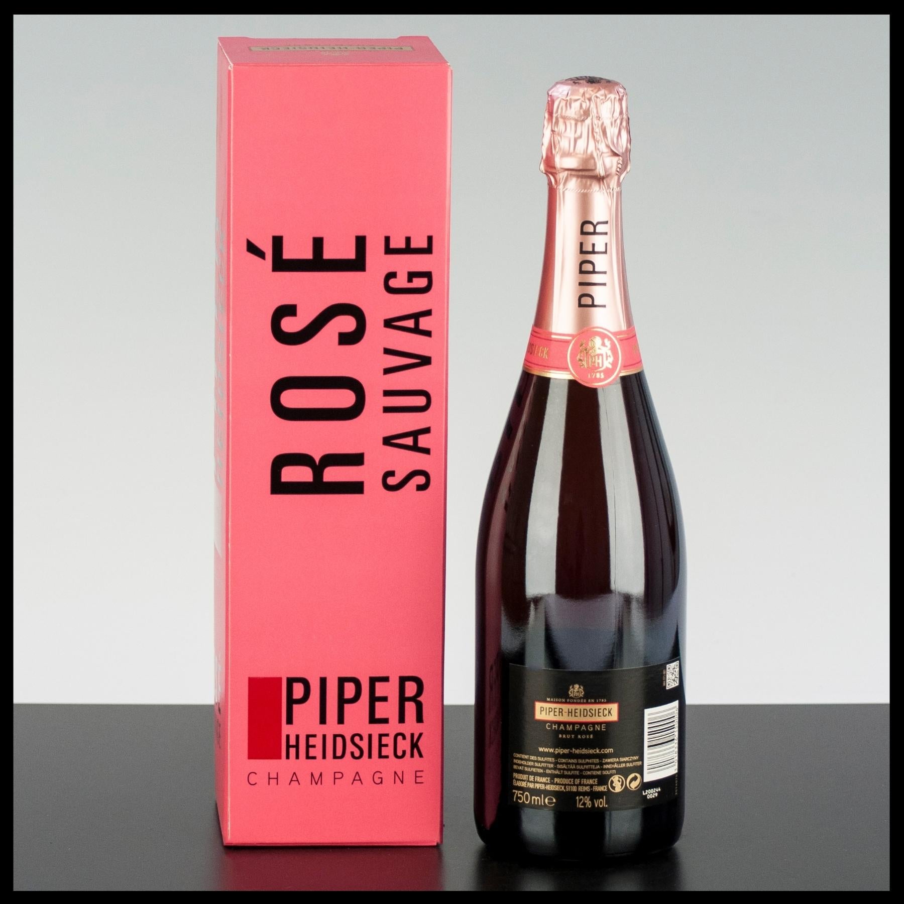 Piper-Heidsieck Rosé Sauvage 0,75L - 12% Vol. - Trinklusiv