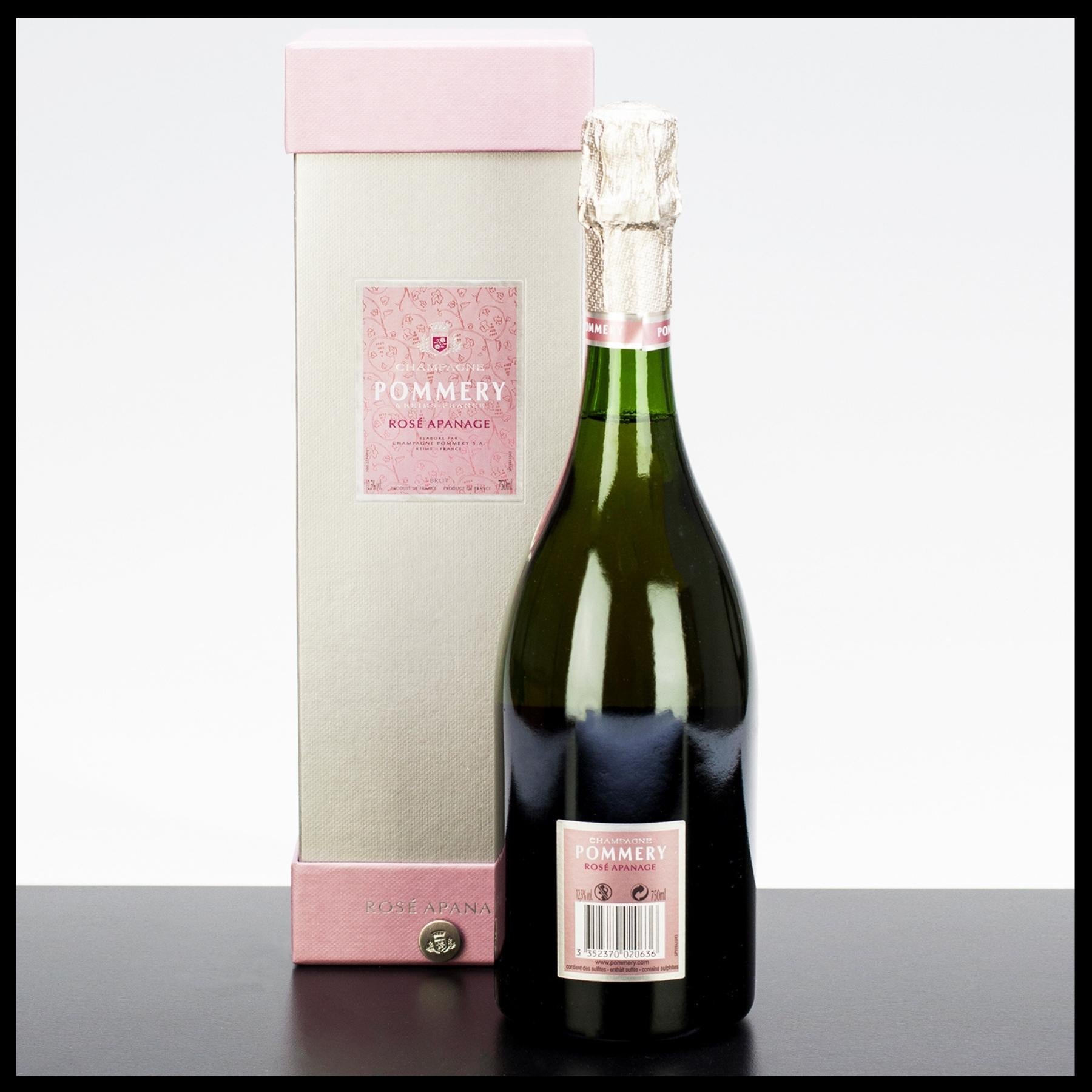 Pommery Apanage Rosé 0,75L - 12,5% Vol. - Trinklusiv