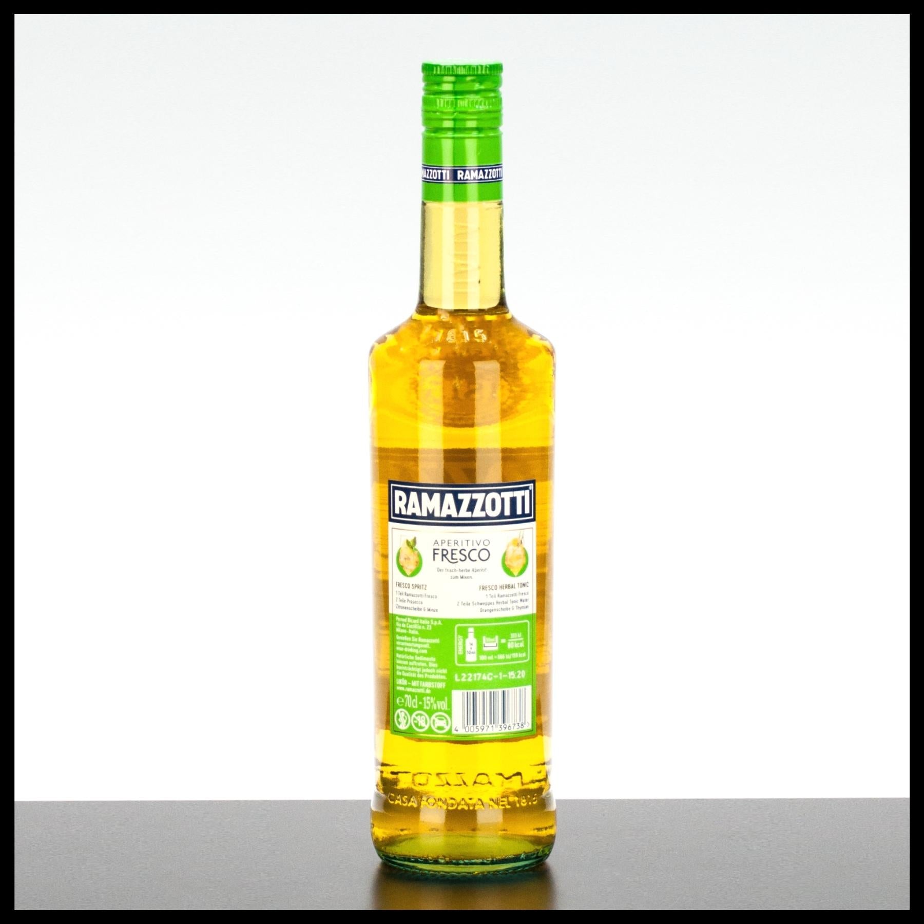 Ramazzotti Aperitivo Fresco 0,7L - 15% Vol. - Trinklusiv