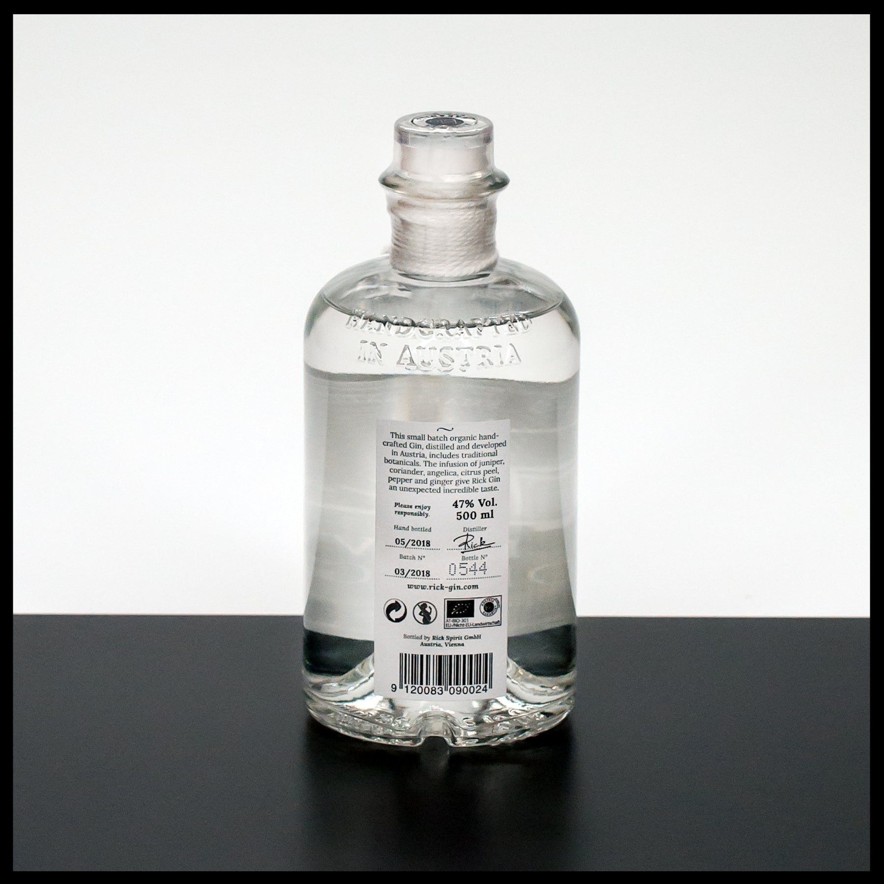 Rick Brave London Dry Gin 0,5L - 47% - Trinklusiv