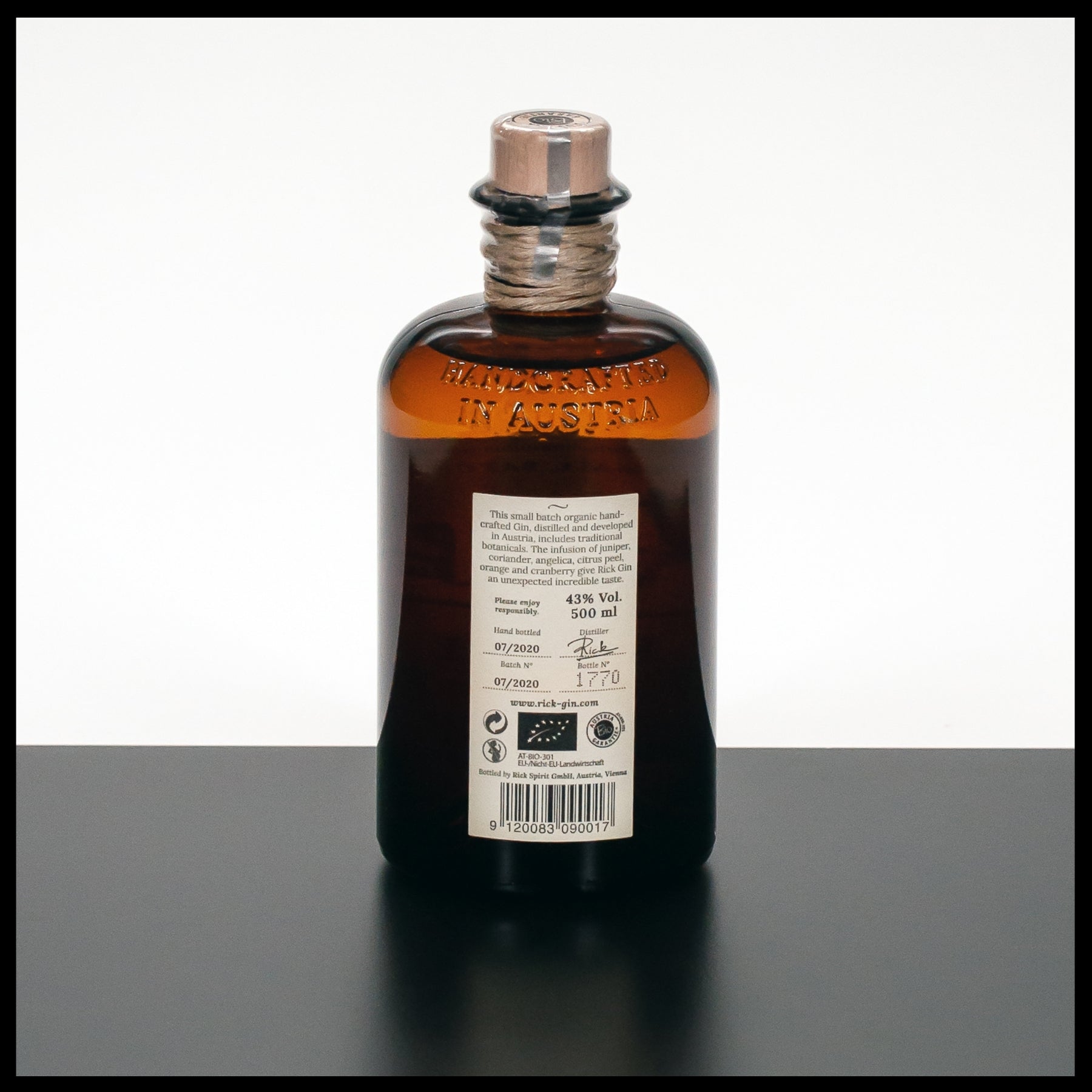 Rick Rich Dry Gin 0,5L - 43% - Trinklusiv