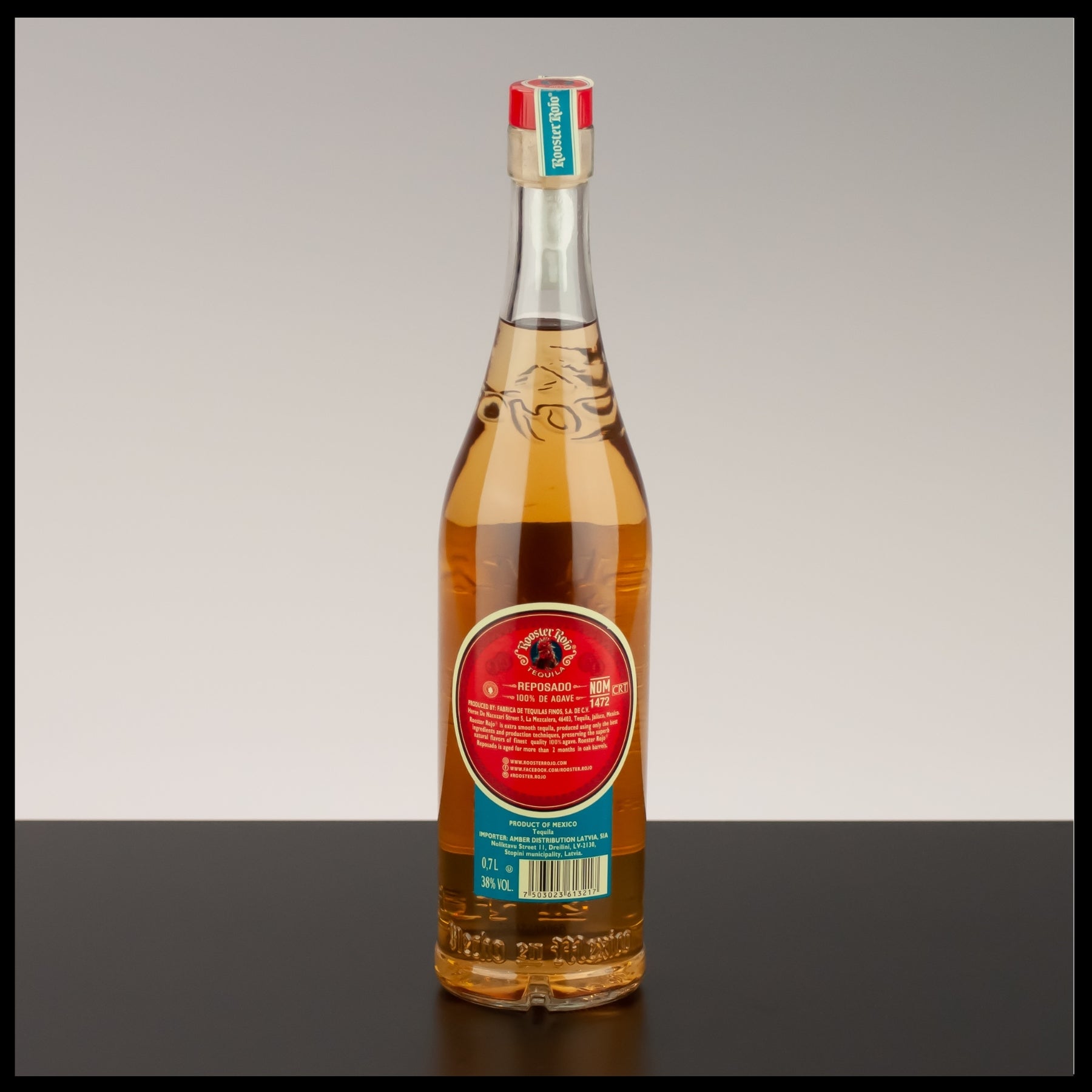 Rooster Rojo Reposado Tequila 0,7L - 38% - Trinklusiv