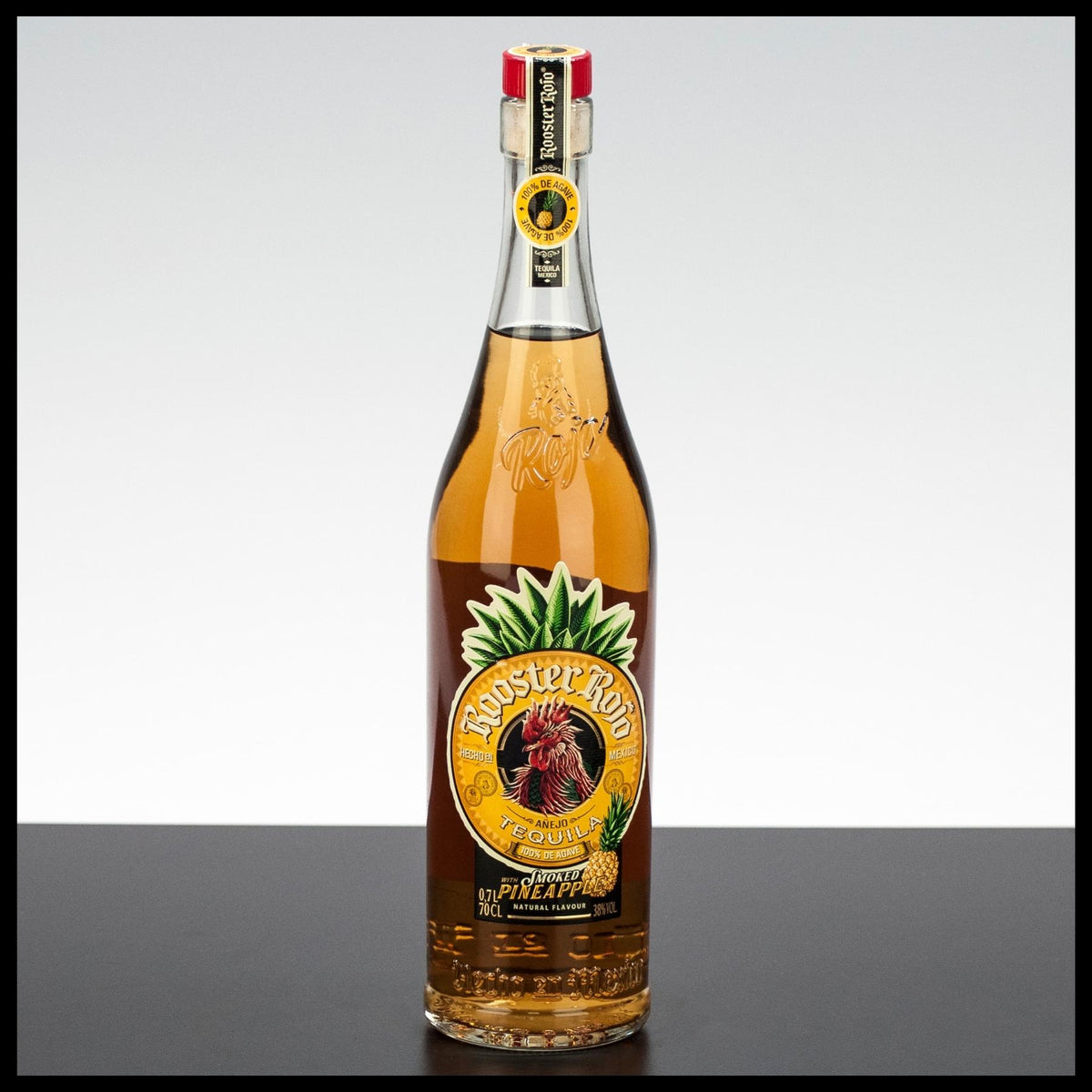 Rooster Rojo Smoked Pineapple Tequila 0,7L - 38% Vol. - Trinklusiv