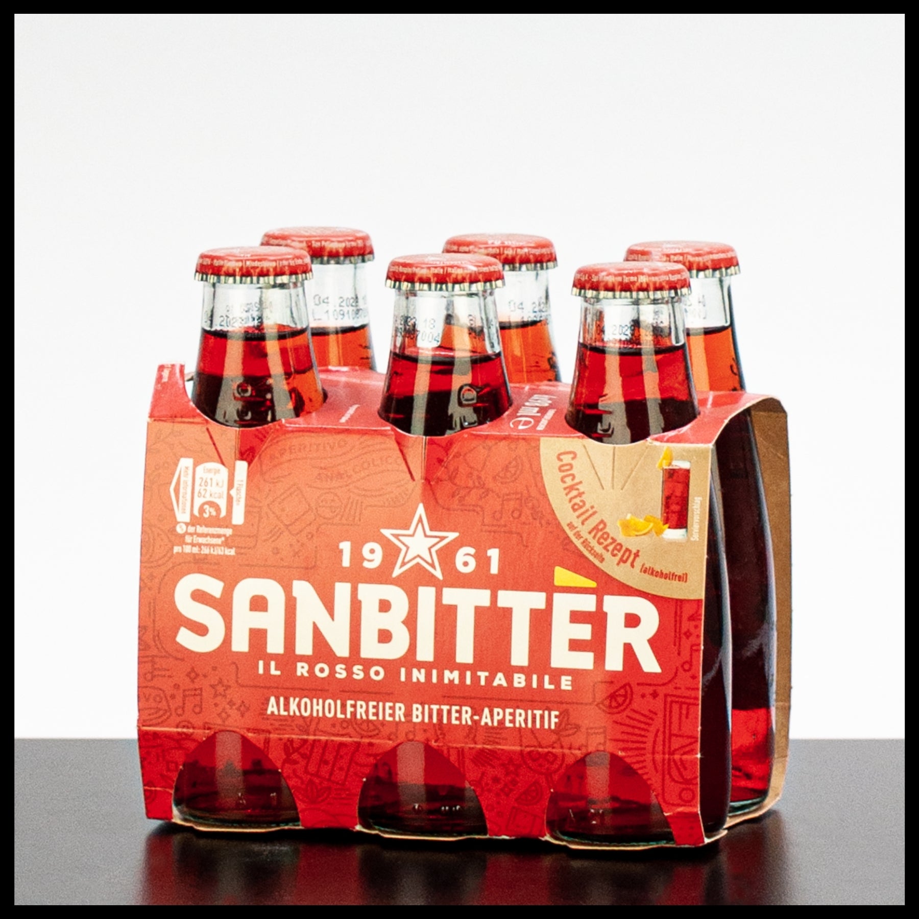 Sanbitter Alkoholfreier Aperitif 6x 0,1L - Trinklusiv