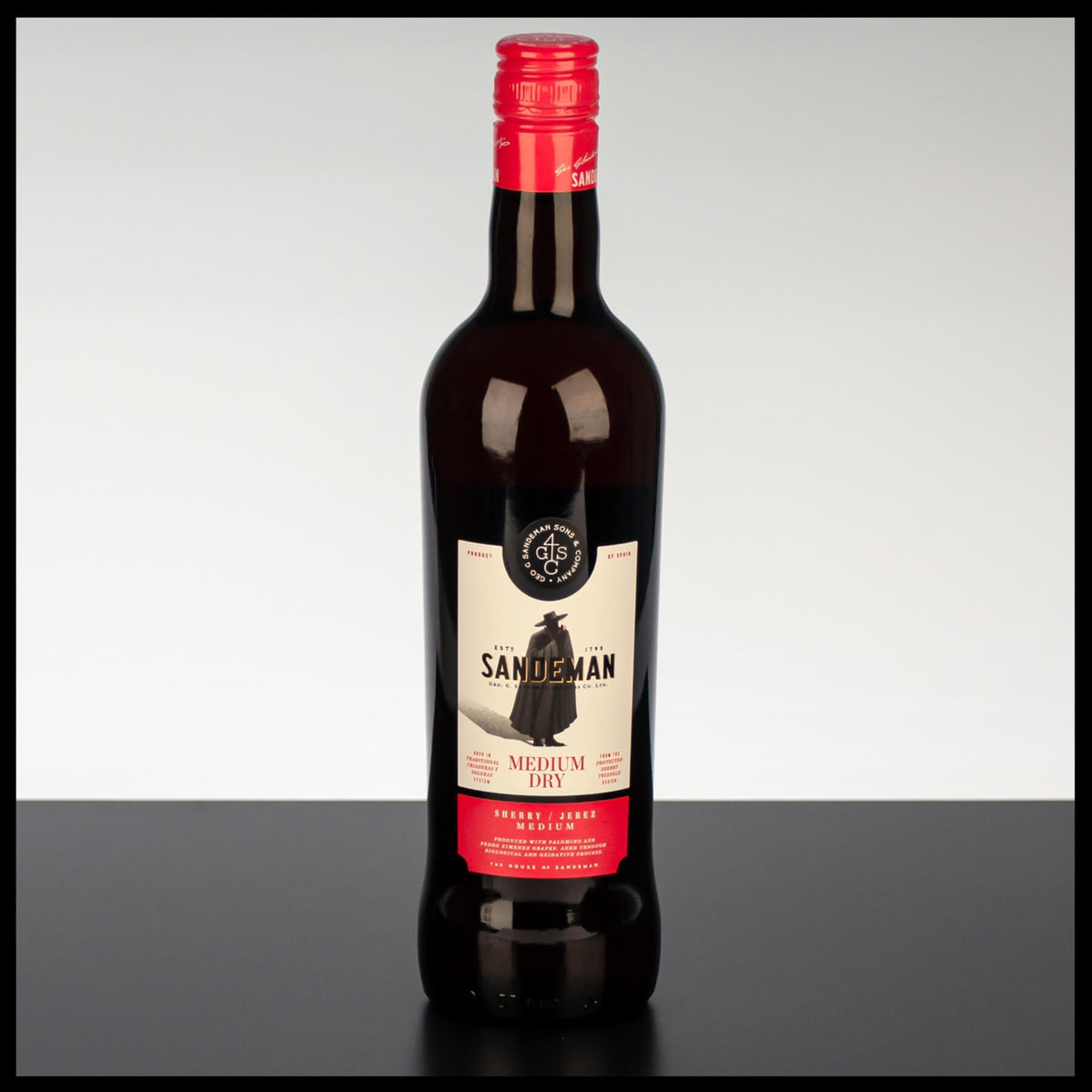 Sandeman Medium Dry Sherry 0,75L - 15% Vol. - Trinklusiv