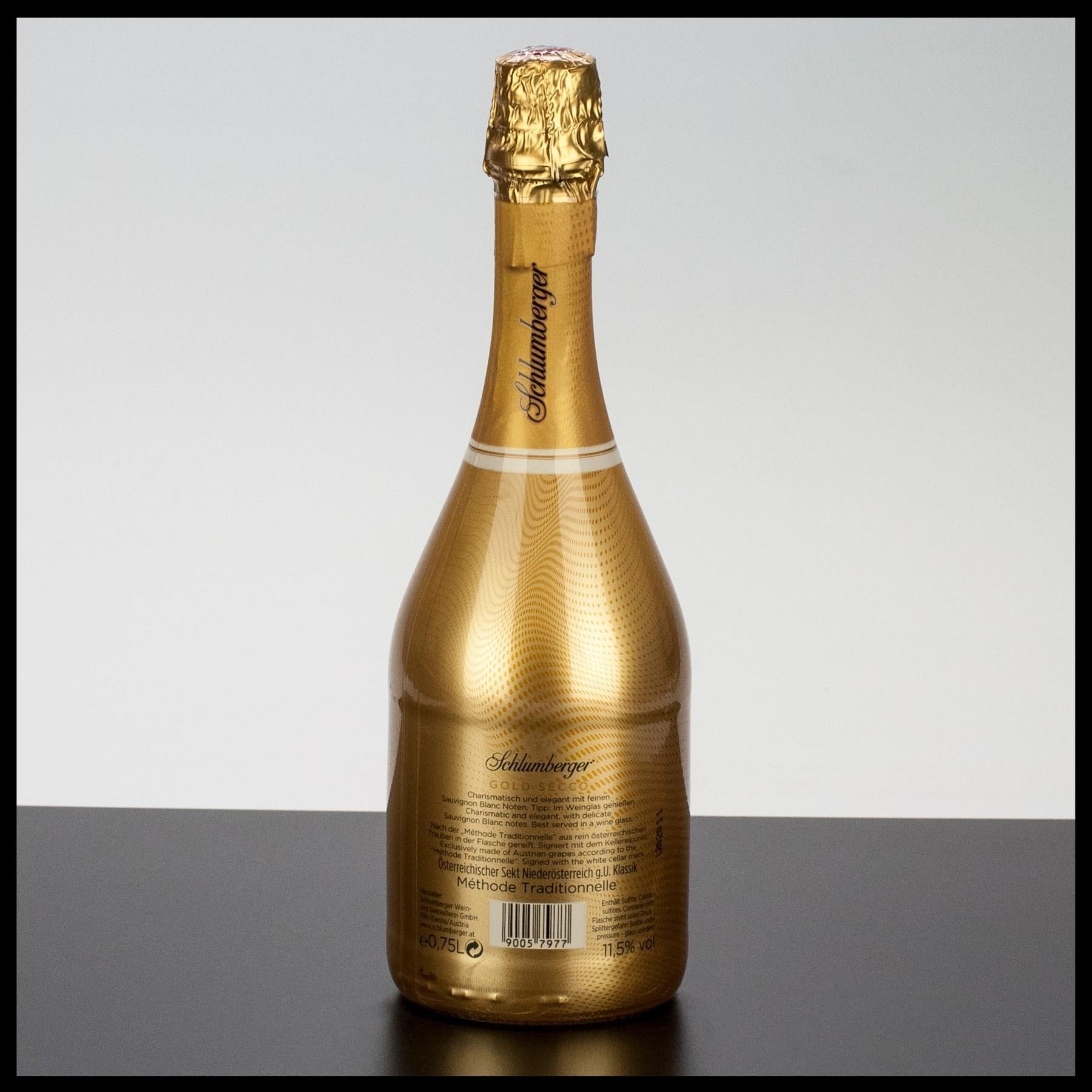 Schlumberger Gold Secco 0,75L - 11,5% Vol. - Trinklusiv