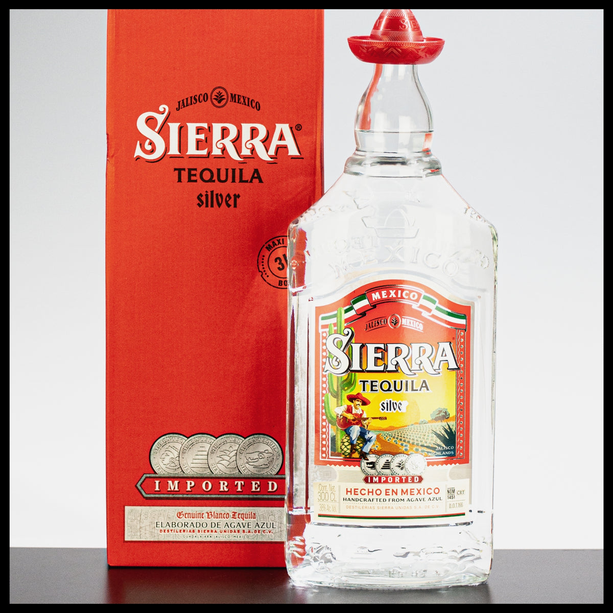Sierra Tequila Silver 3L - 38% Vol. - Trinklusiv