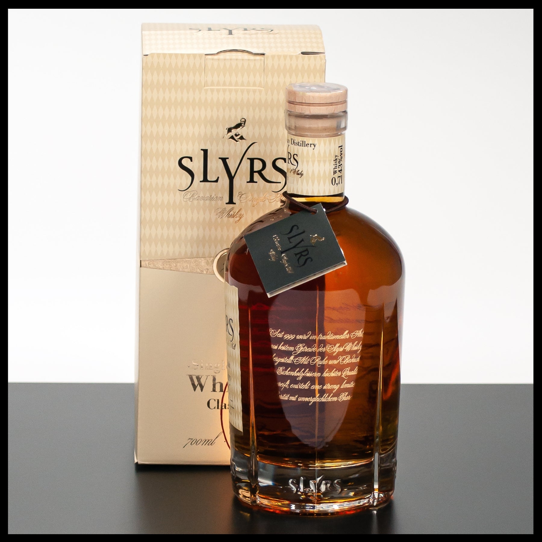 Slyrs Classic Single Malt Whisky 0,7L - 43% Vol. - Trinklusiv