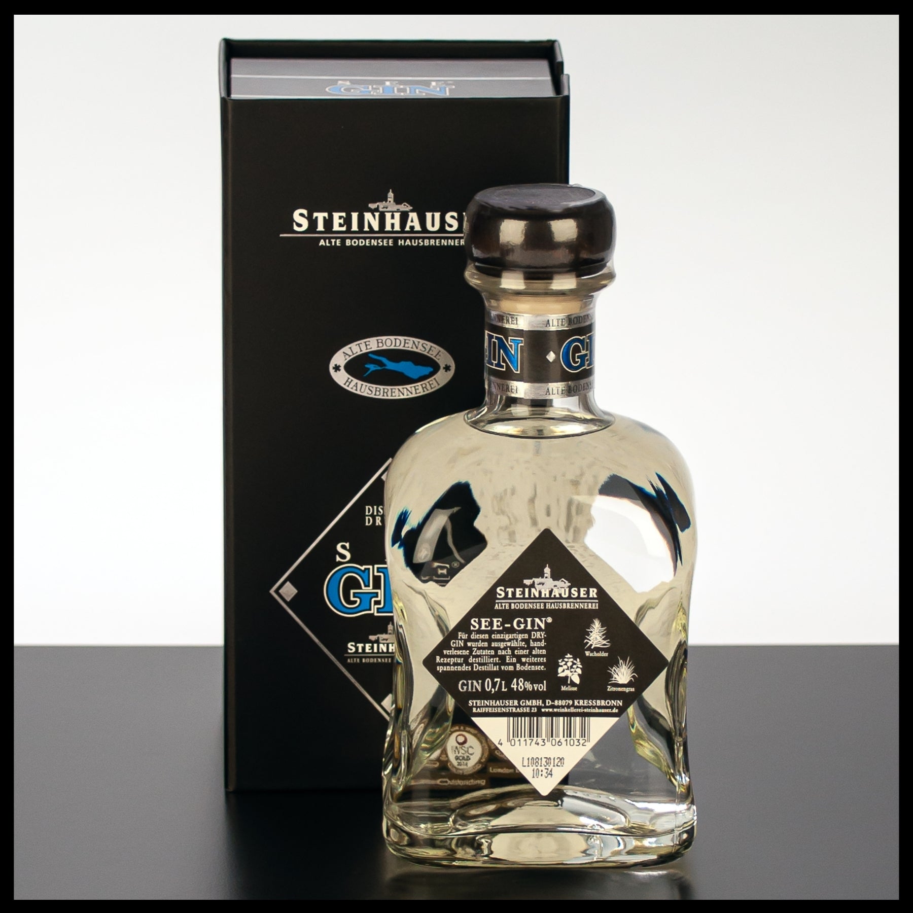 Steinhauser See Gin 0,7L - 48% Vol. - Trinklusiv