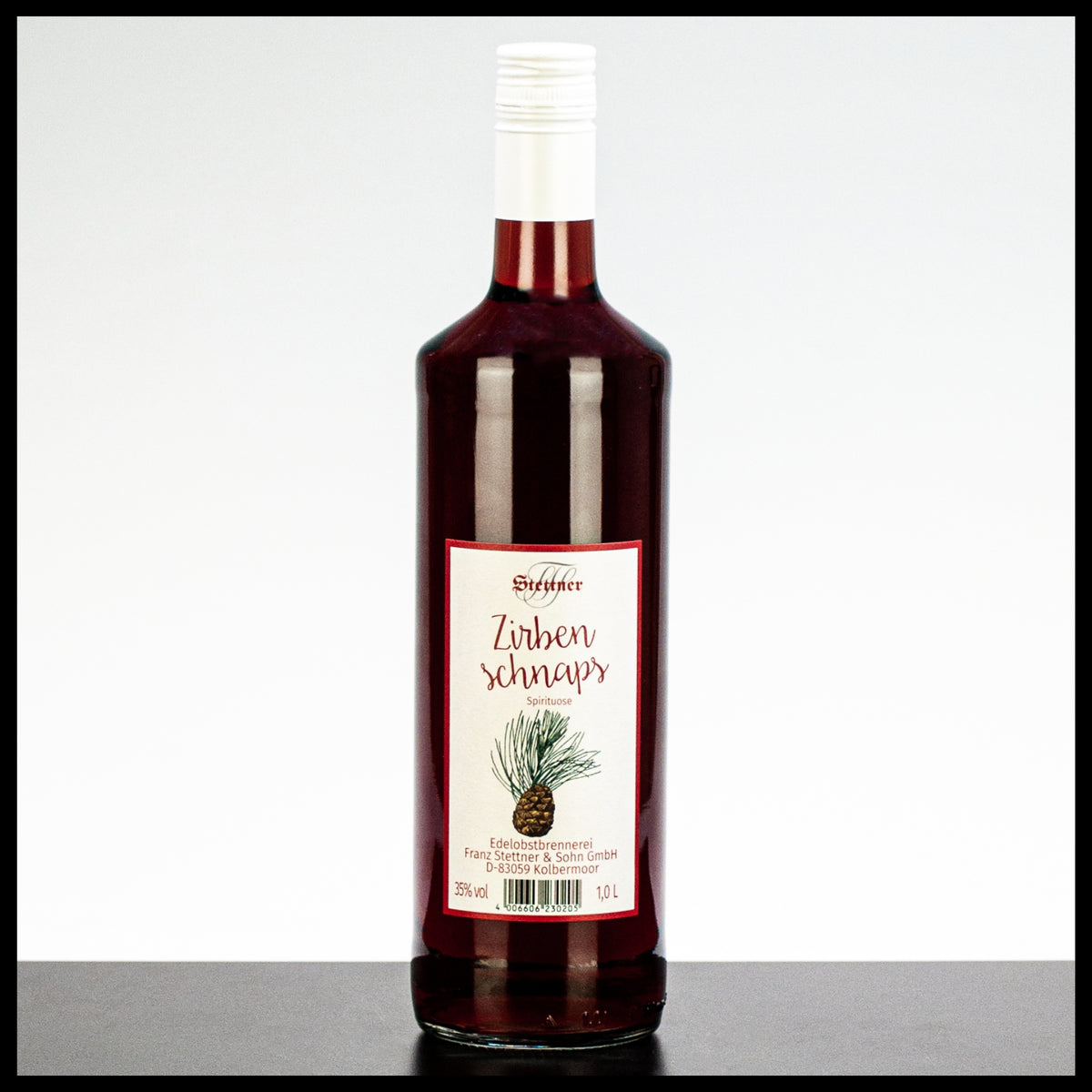 Stettner Zirben Schnaps 1L - 35% Vol. - Trinklusiv
