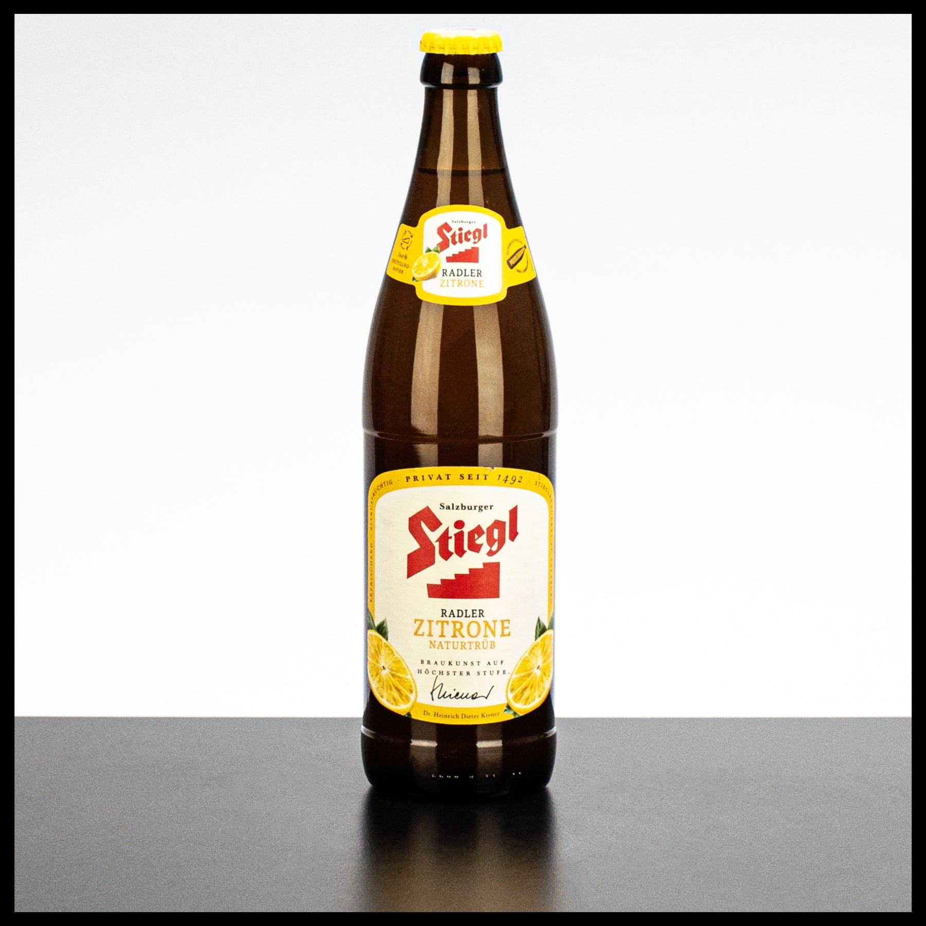 Stiegl Radler Zitrone Naturtrüb 0,5L - 2% Vol. - Trinklusiv