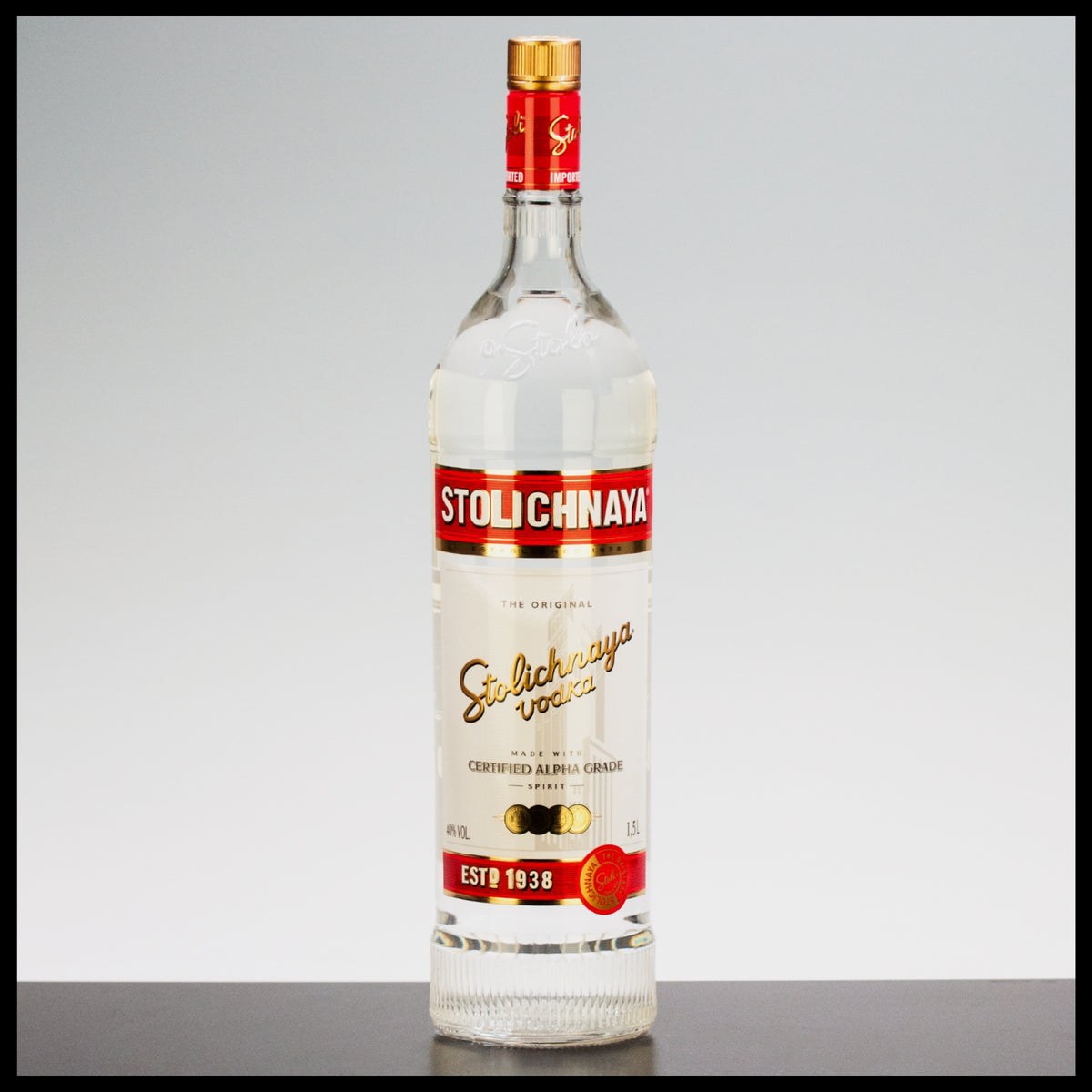Stolichnaya Premium Vodka 1,5L - 40% Vol. - Trinklusiv