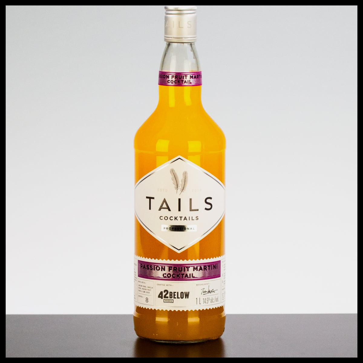 Tails Cocktails Passion Fruit Martini Cocktail 1L - 14,9% Vol. - Trinklusiv
