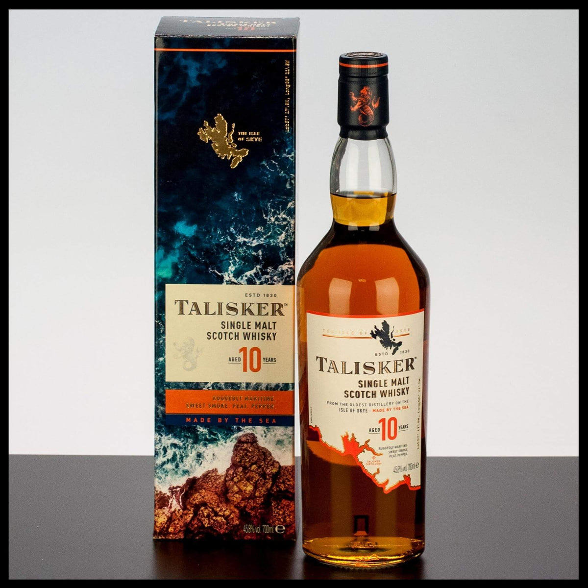 Talisker 10 YO Single Malt Whisky 0,7L - 45,8% Vol. - Trinklusiv