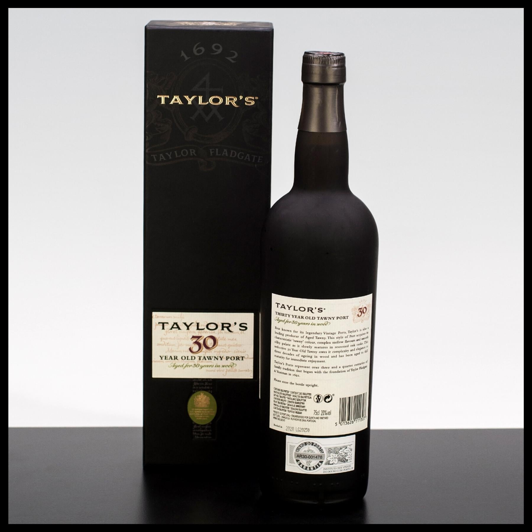 Taylor's 30 YO Tawny Port 0,75L - 20% Vol. - Trinklusiv
