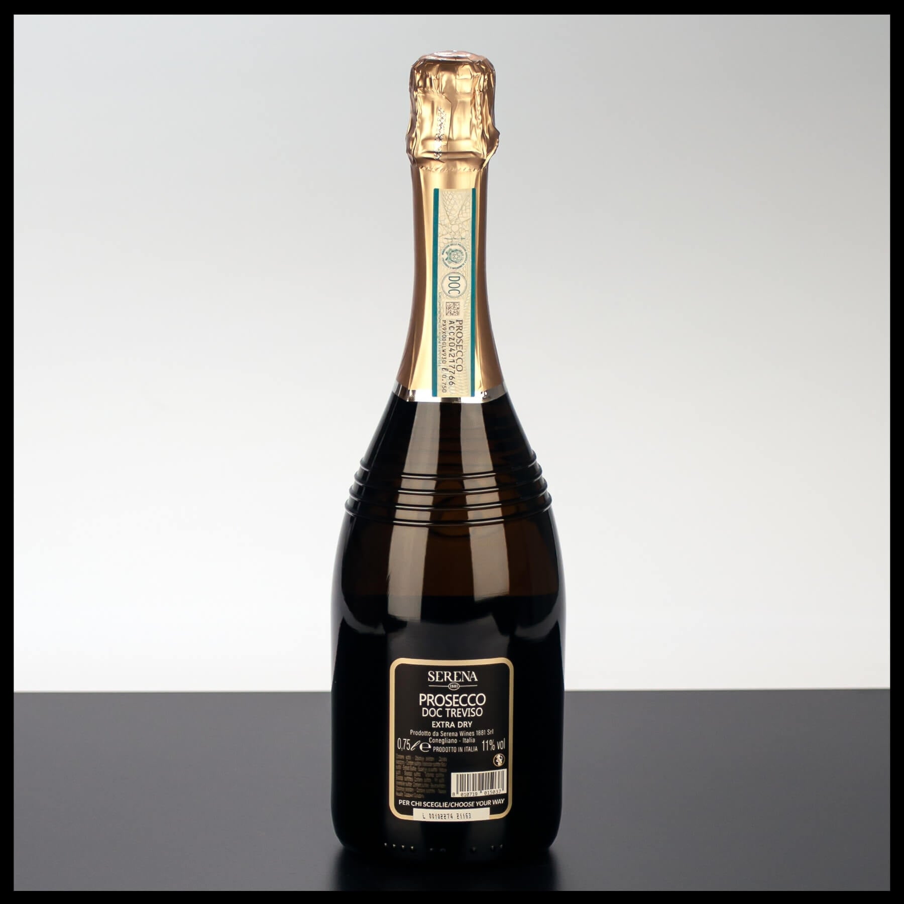 Terra Serena Prosecco DOC Treviso Extra Dry 0,75L - 11% Vol. - Trinklusiv