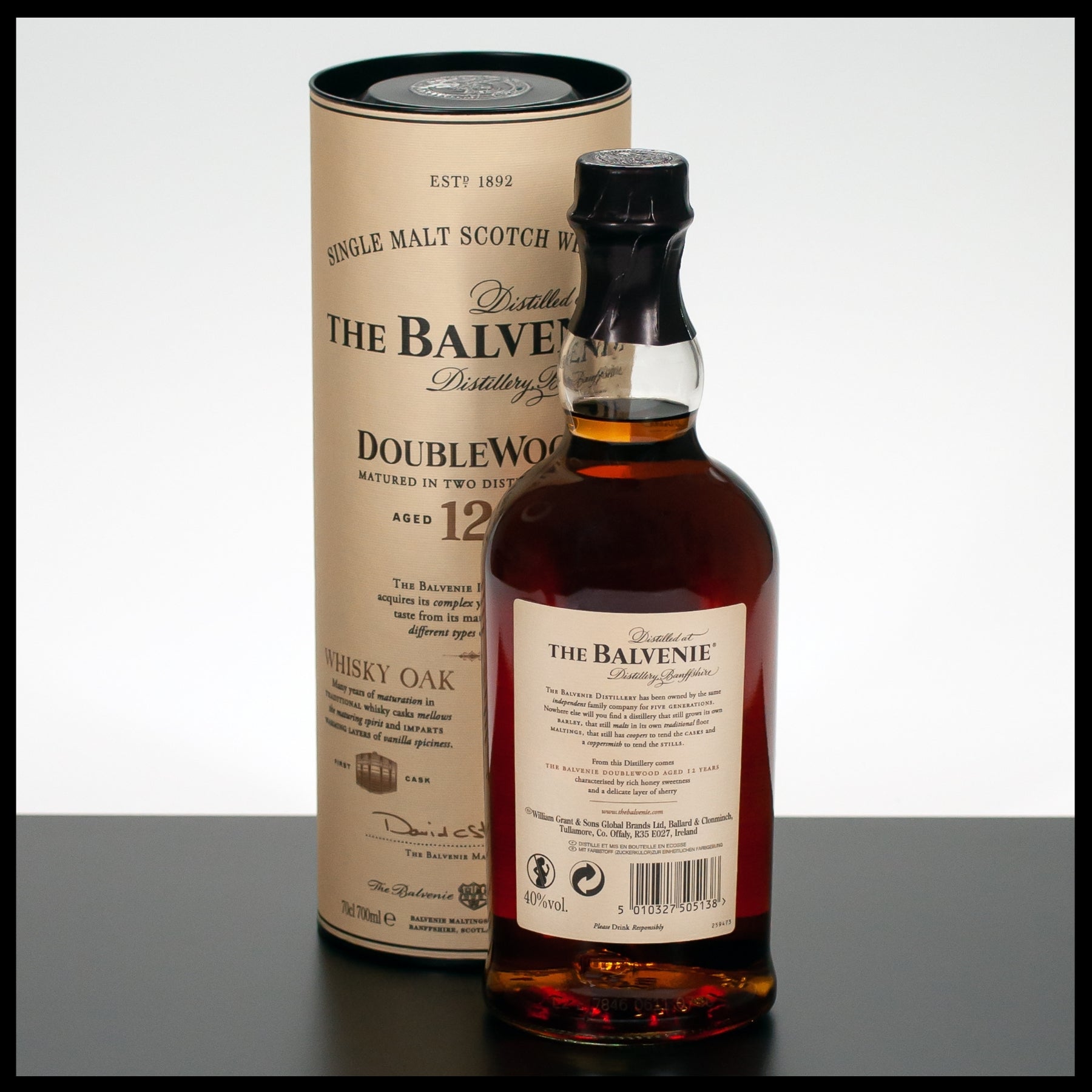 The Balvenie 12 YO Double Wood 0,7L - 40% - Trinklusiv