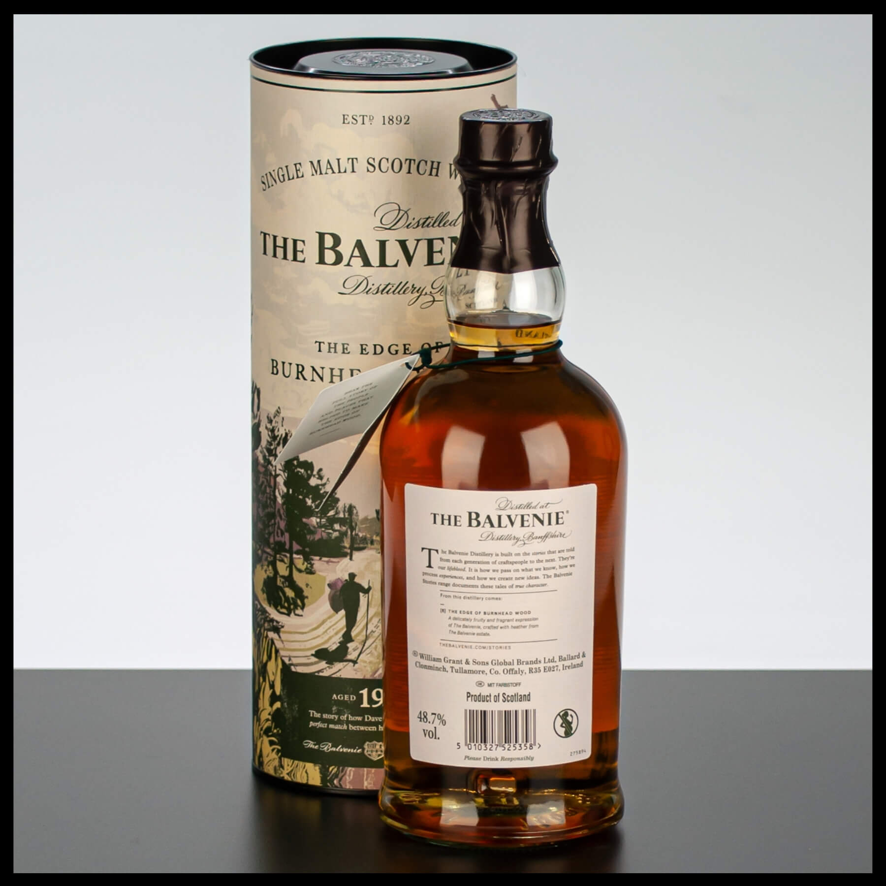 The Balvenie Stories 19 YO The Edge of Burnhead Wood Whisky 0,7L - 48,7% Vol. - Trinklusiv