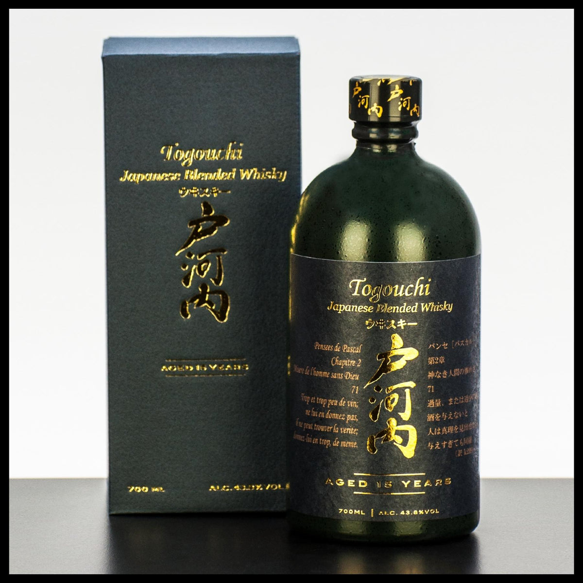 Togouchi 15 YO Japanese Blended Whisky 0,7L - 43,8% Vol. - Trinklusiv