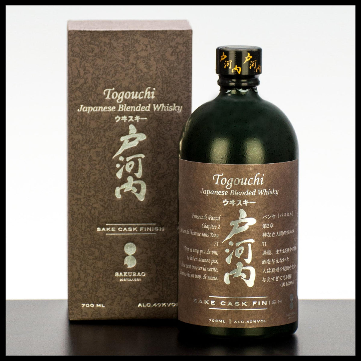 Togouchi Sake Cask Finish Japanese Blended Whisky 0,7L - 40% Vol. - Trinklusiv
