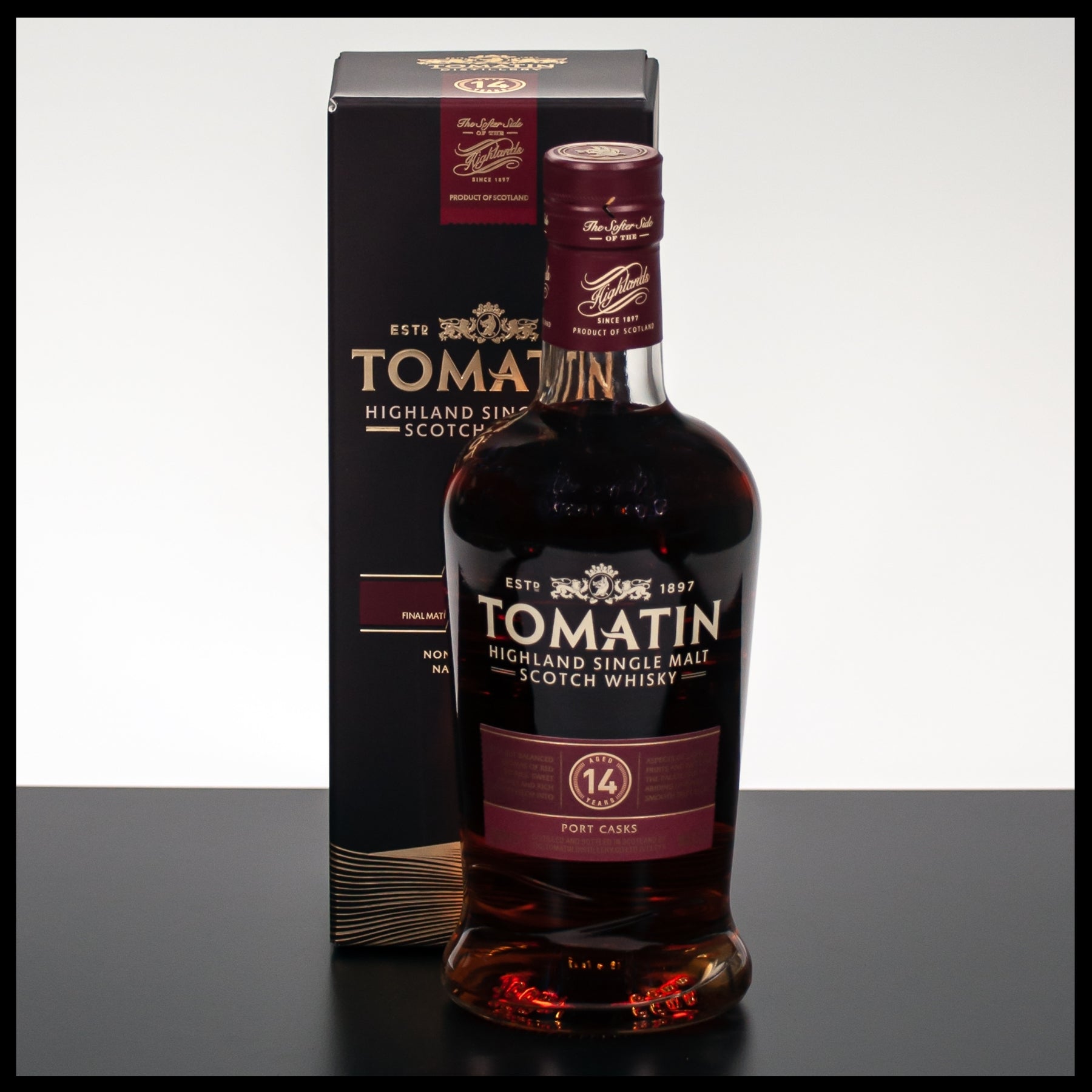 Tomatin 14 YO Port Casks Single Malt Whisky 0,7L - 46%