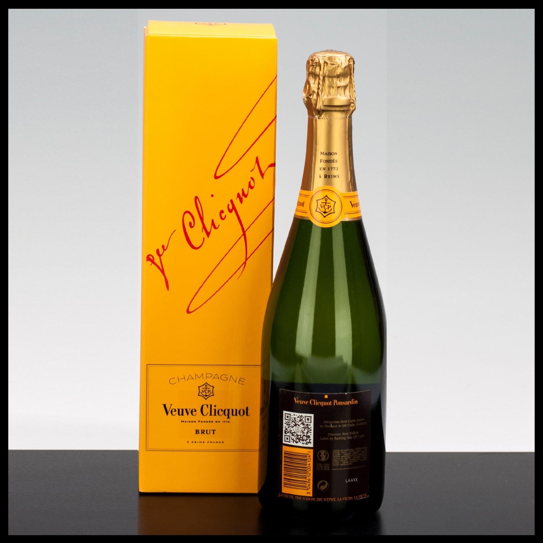 Veuve Clicquot Brut 0,75L - 12% Vol. - Trinklusiv