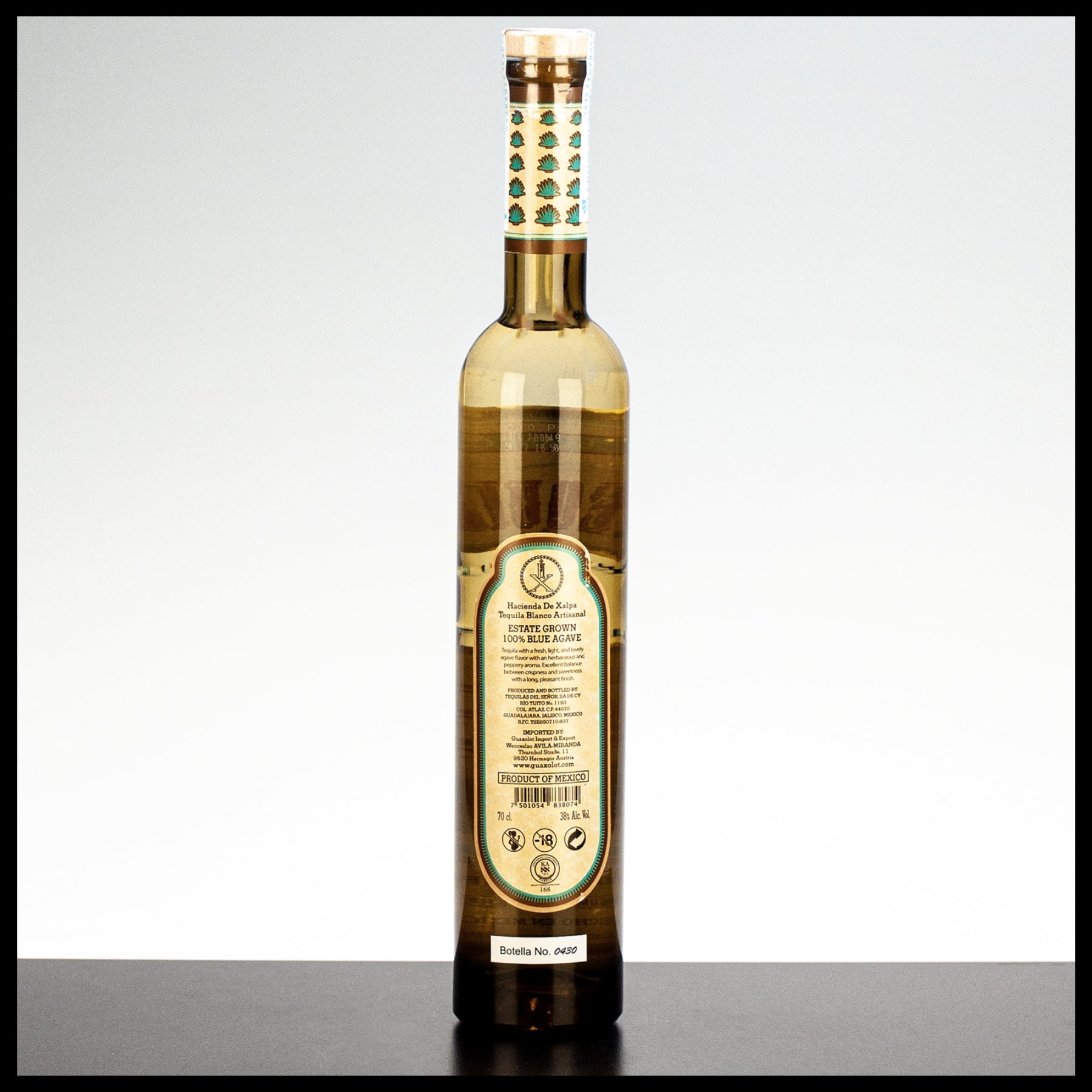 Xalpa Tequila Blanco 0,7L - 38% Vol. - Trinklusiv