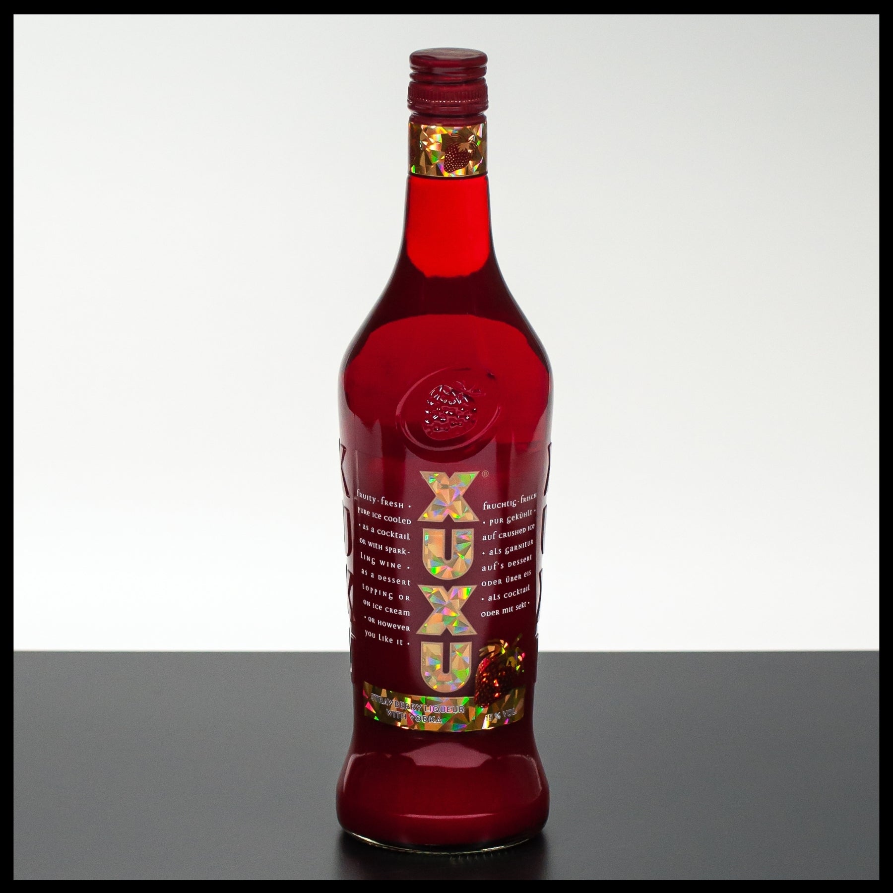Xuxu Erdbeerlikör 0,7L - 15% Vol. - Trinklusiv
